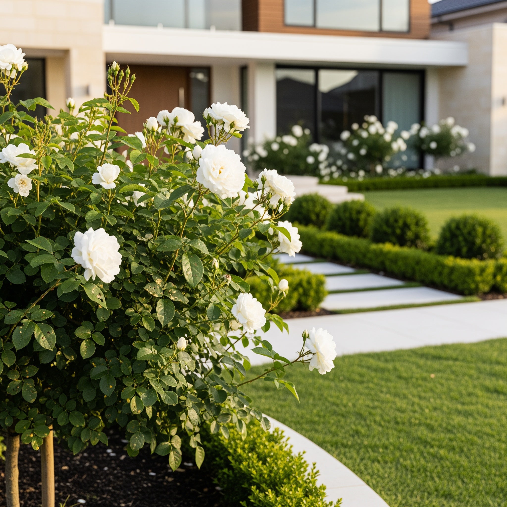 Iceberg Rose Bush - Rosa 'Iceberg'
