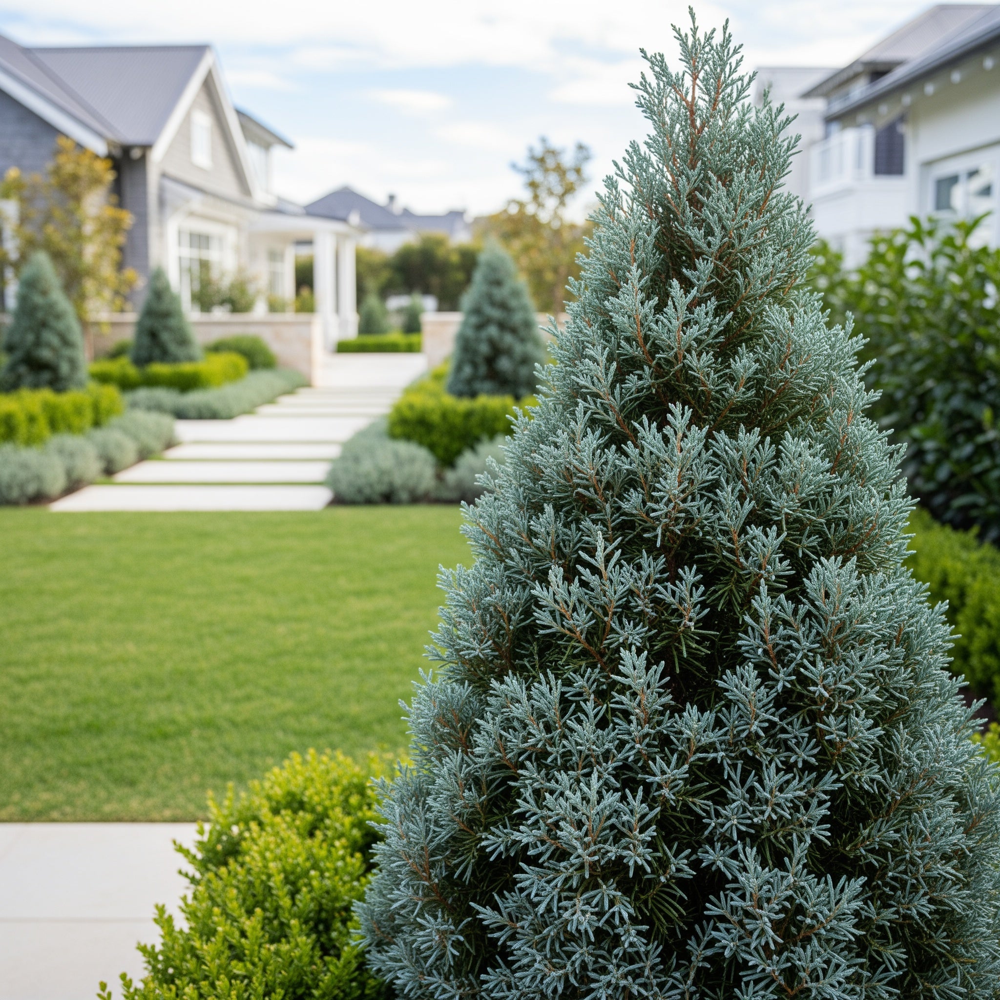 Iseli? Blue Moon Sawara Cypress Shrub - Chamaecyparis pisifera 'Blue Moon'