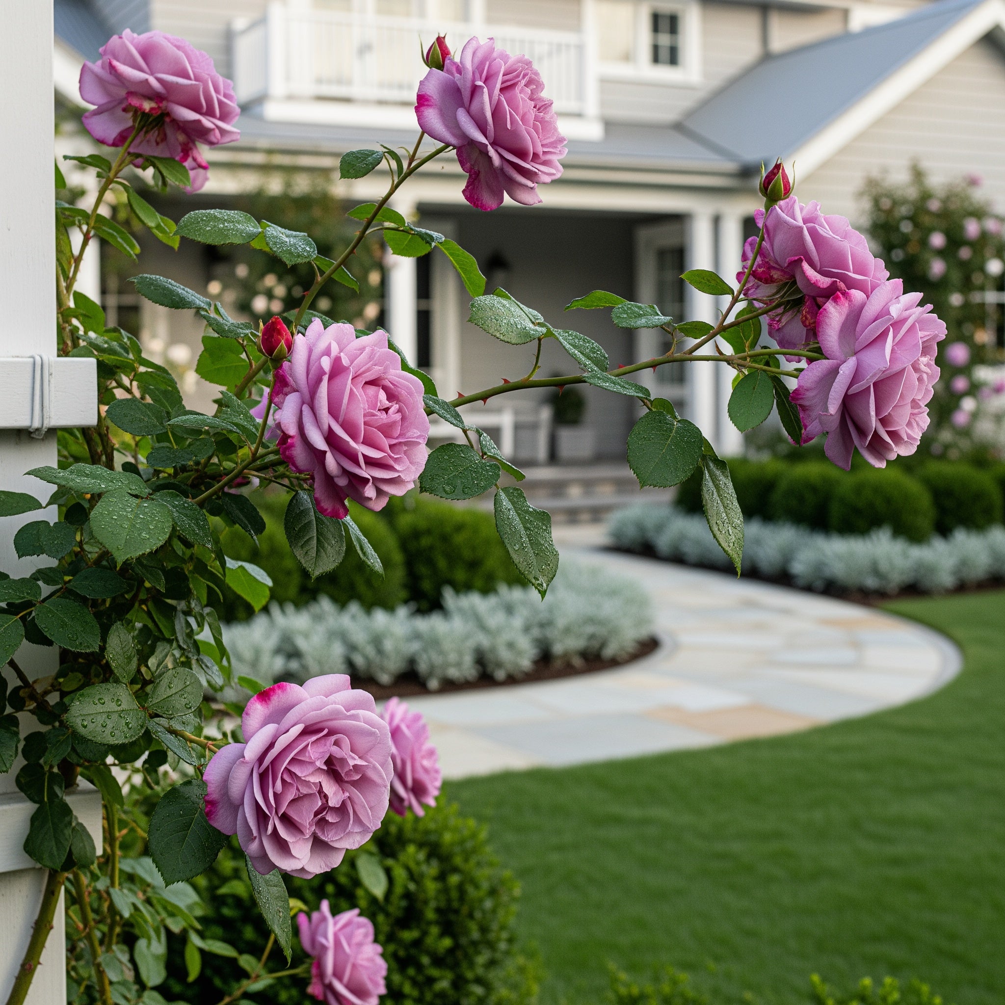 Lavender Crush Climbing Rose