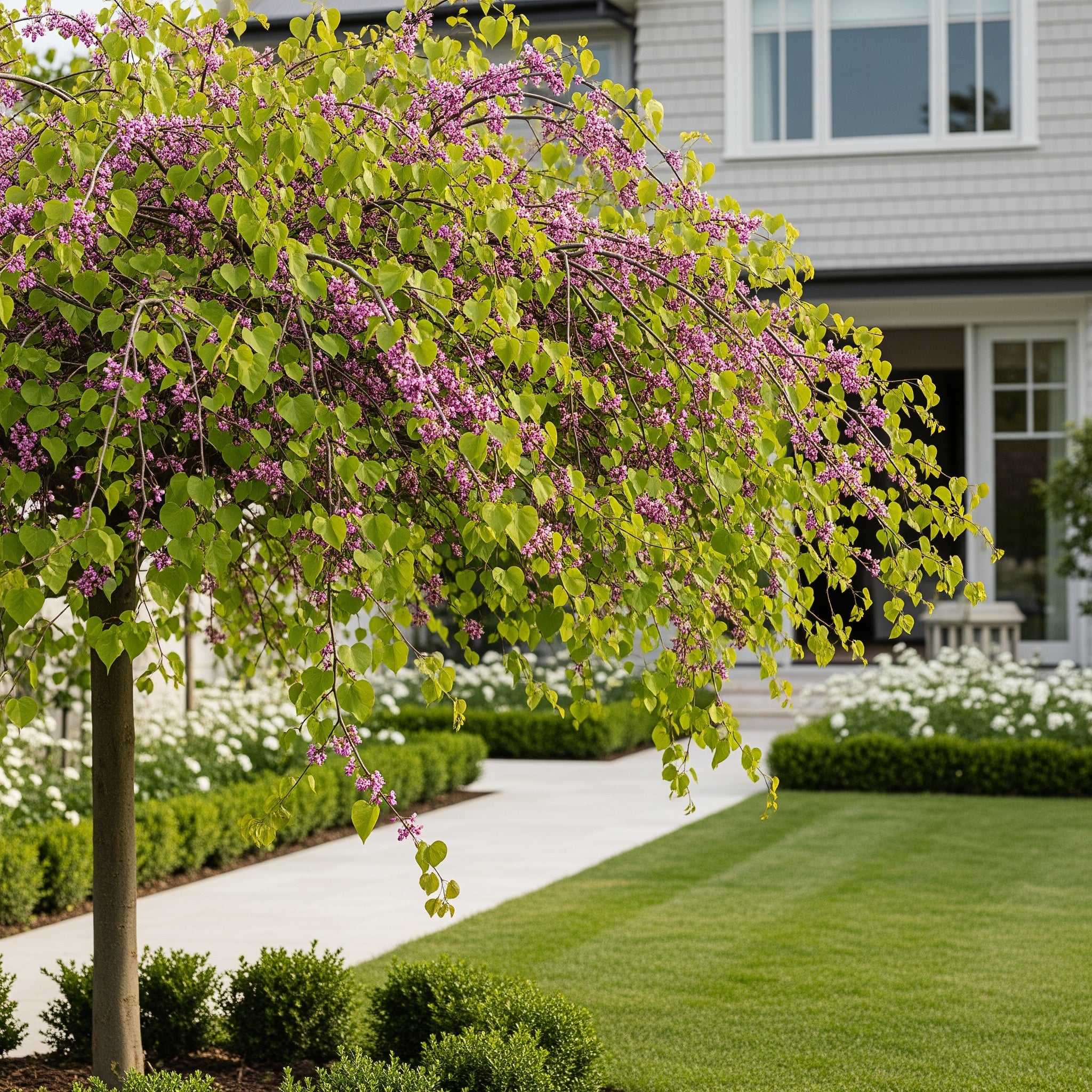 Lavender Twist? Weeping Redbud Tree - Cercis canadensis 'Lavender Twist'