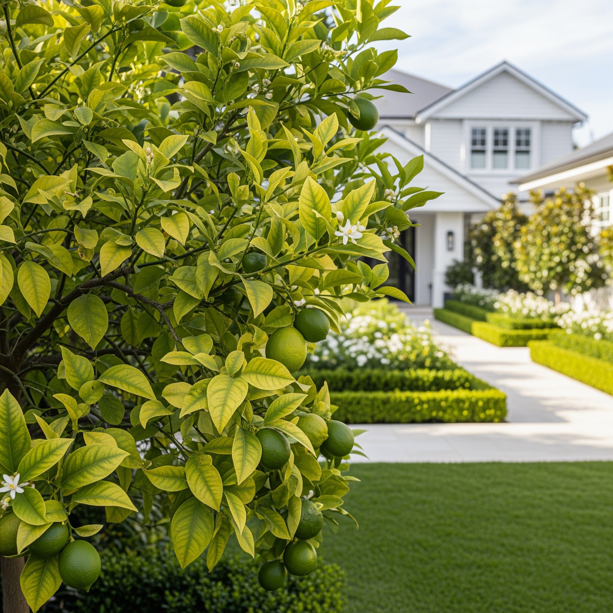 Lemon-Lime Citrus Tree - Citrus limon ? Citrus aurantifolia