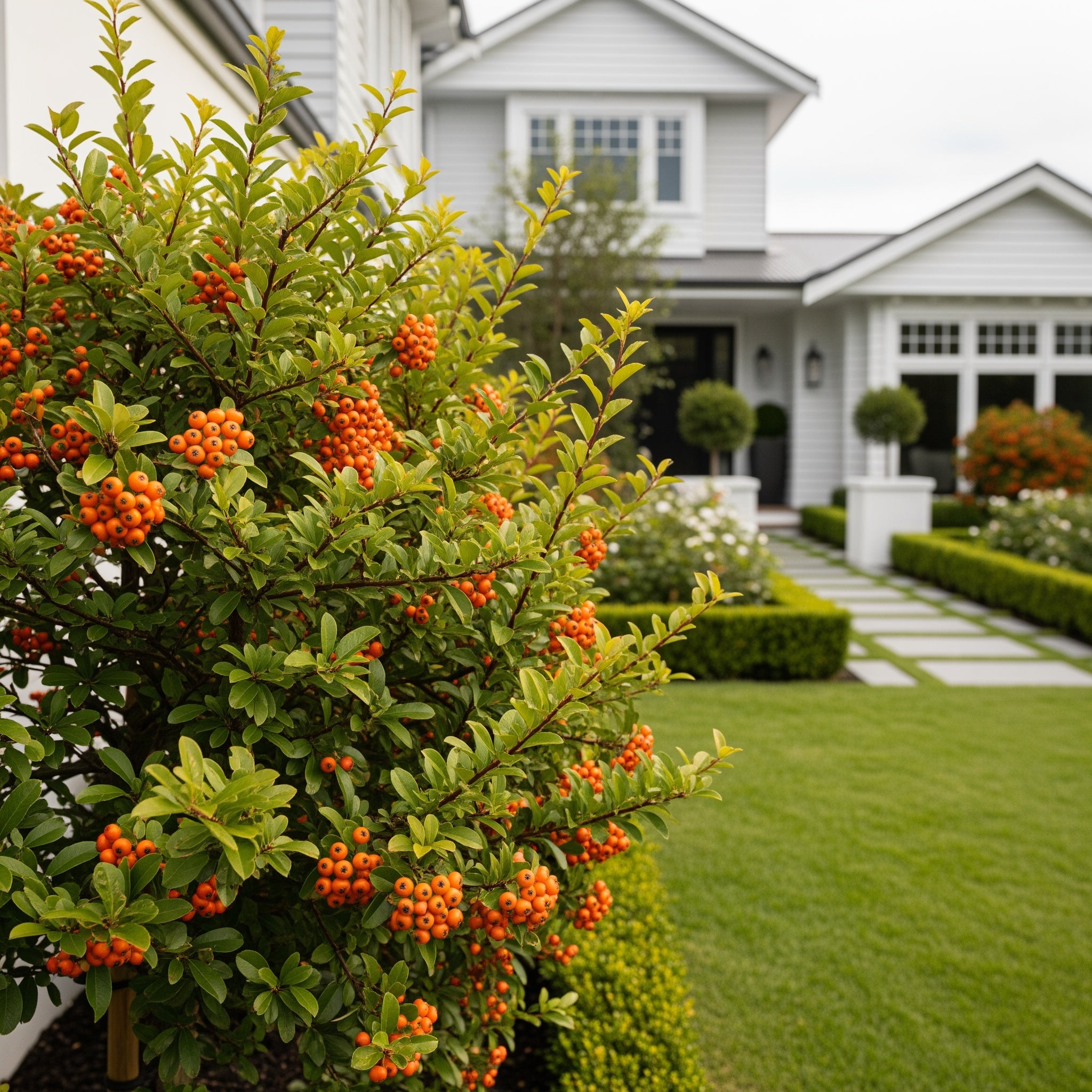 Mohave Pyracantha (Firethorn) Shrub - Pyracantha coccinea 'Mohave'