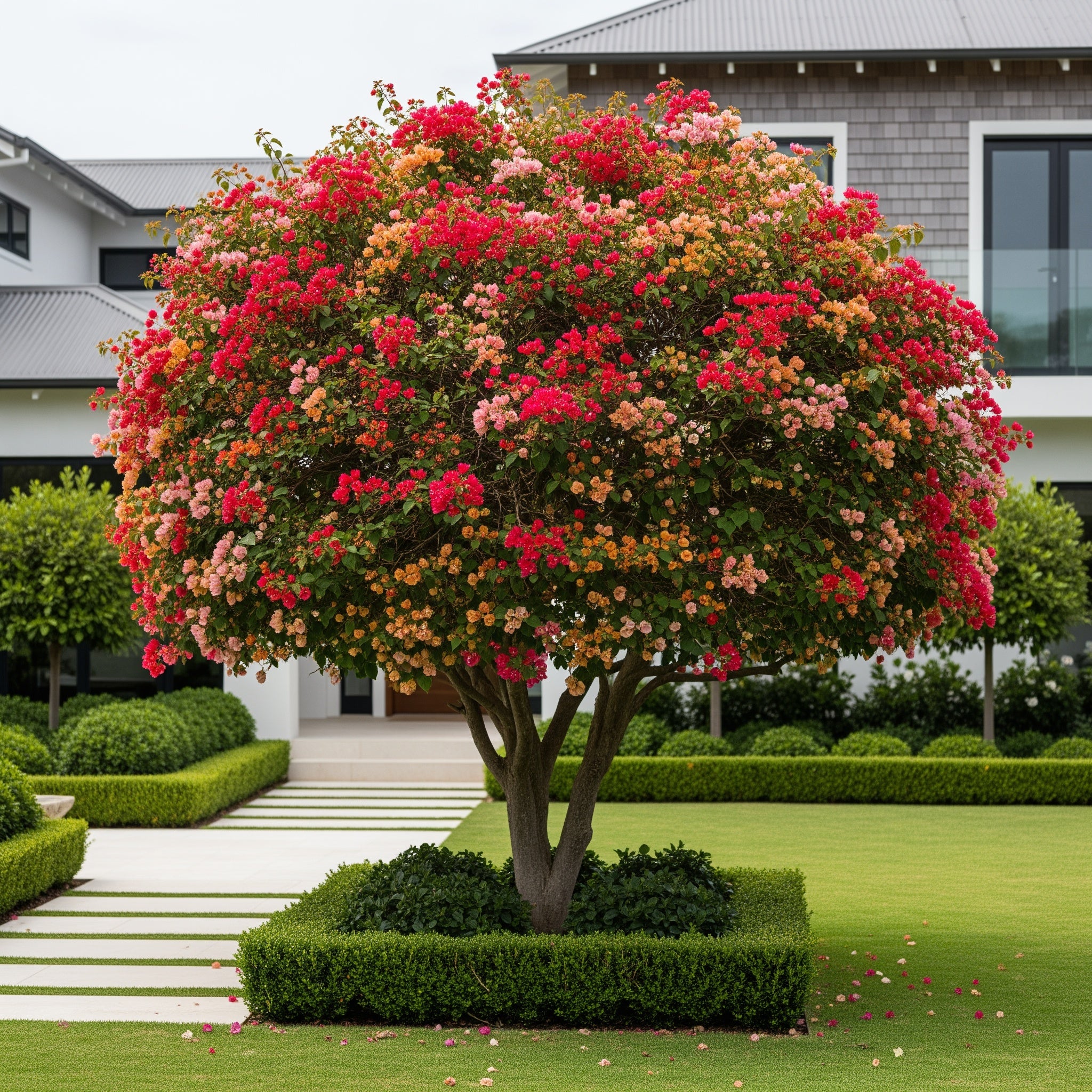 Multi-Color Bougainvillea Tree - Bougainvillea glabra