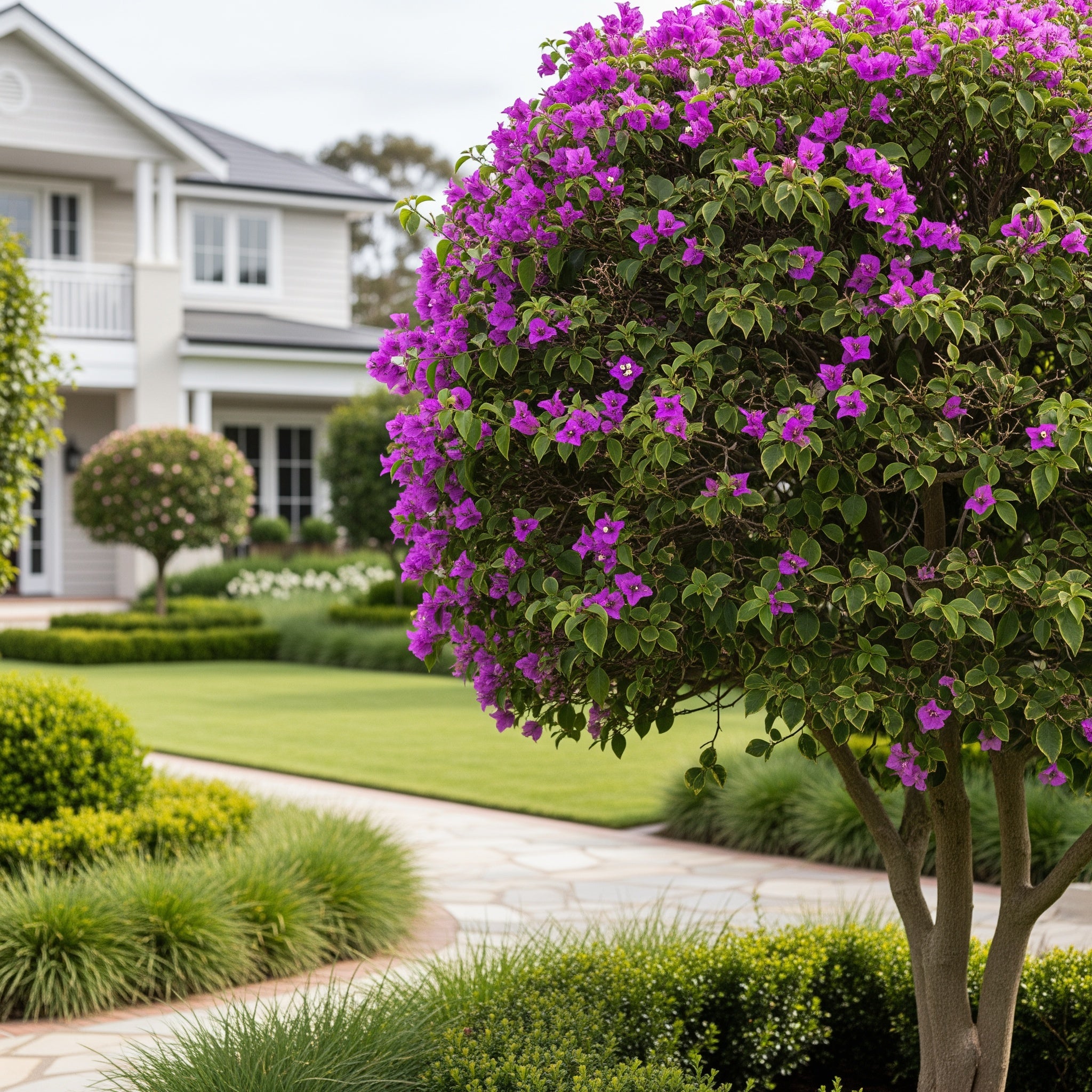 New River Purple Bougainvillea Tree - Bougainvillea 'New River'
