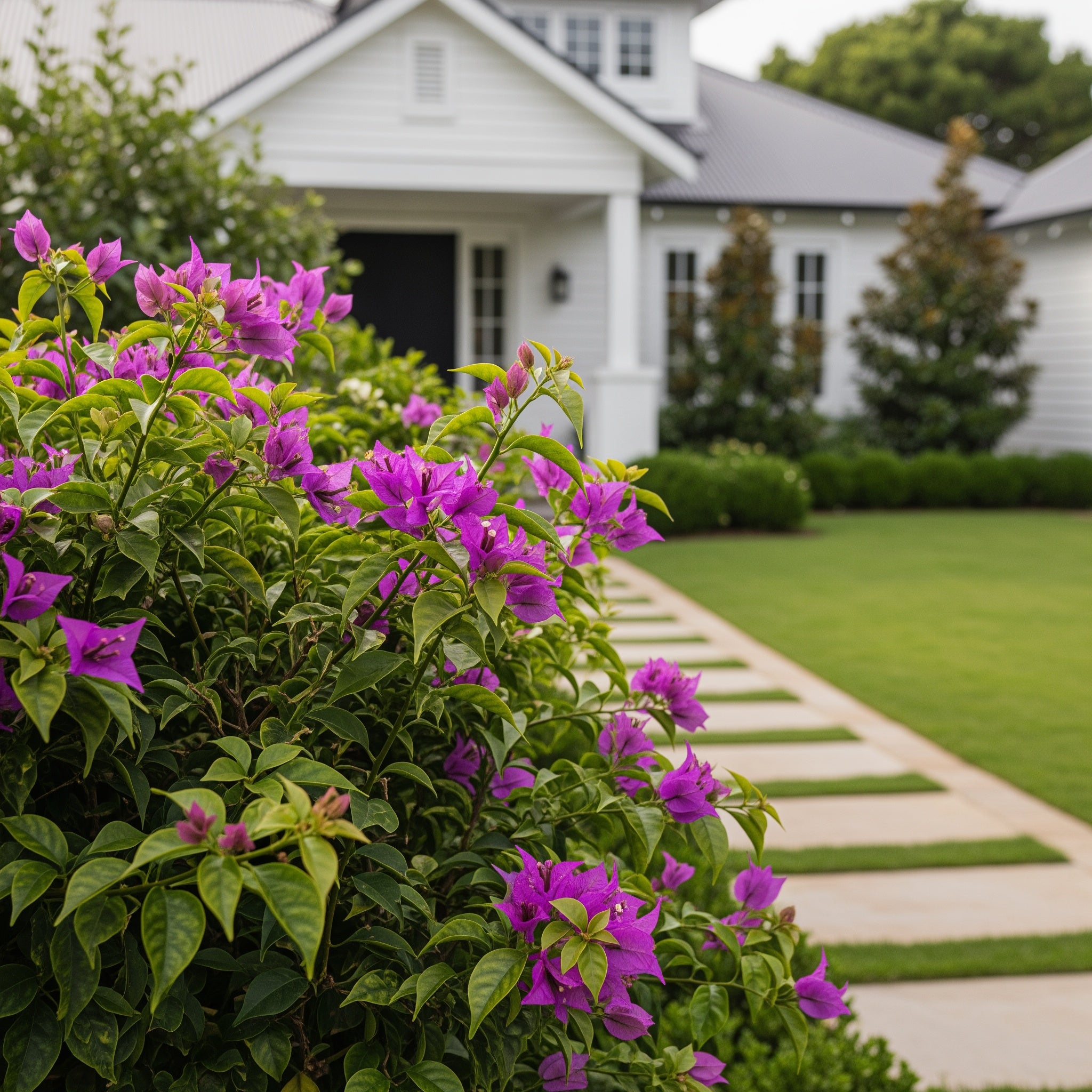New River Purple Bougainvillea Shrub - Bougainvillea 'New River'