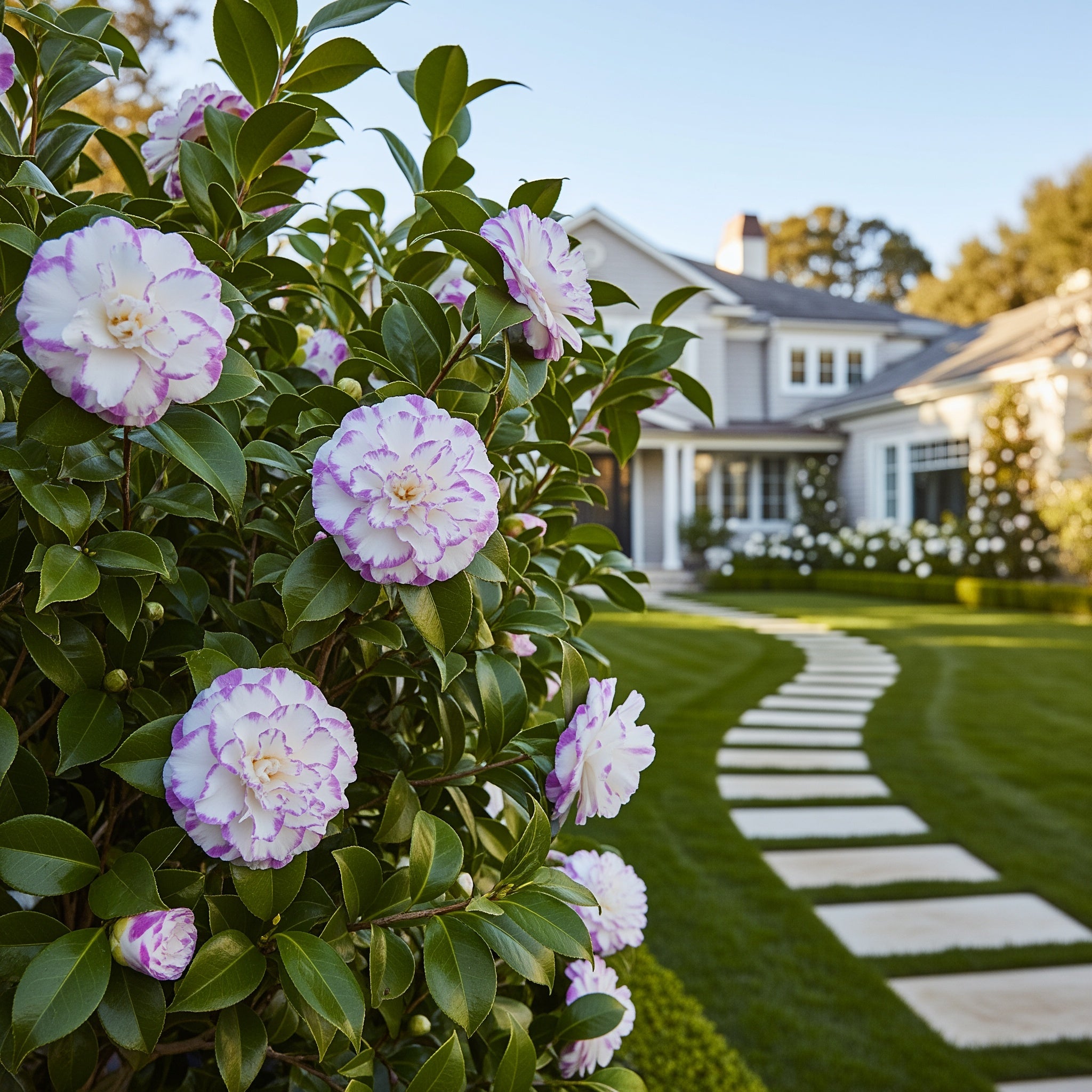 Southern Living? October Magic? Orchid? Camellia Shrub - Camellia sasanqua 'October Magic Orchid'