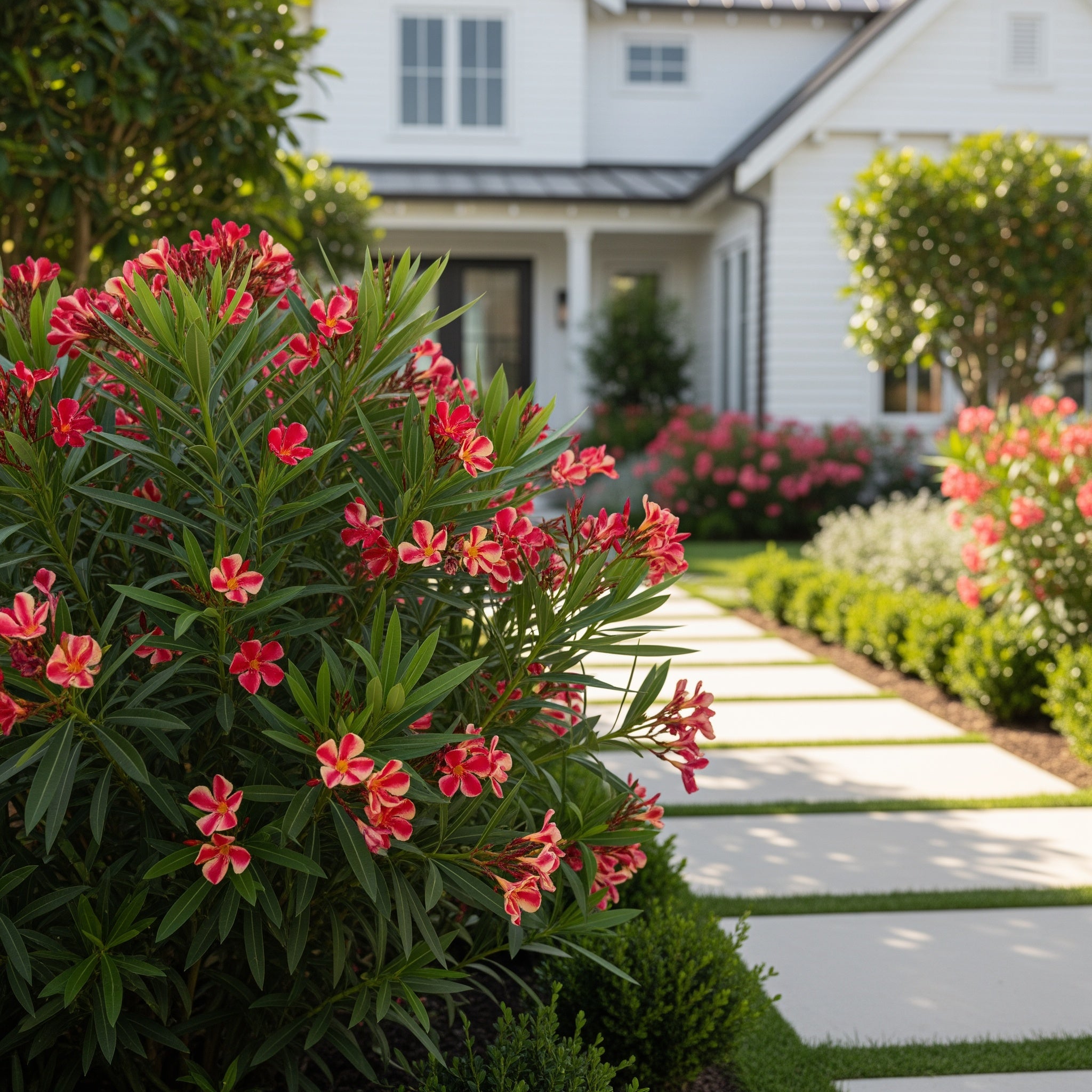 ?OL?!? Bicolor Red Oleander Shrub - Nerium oleander