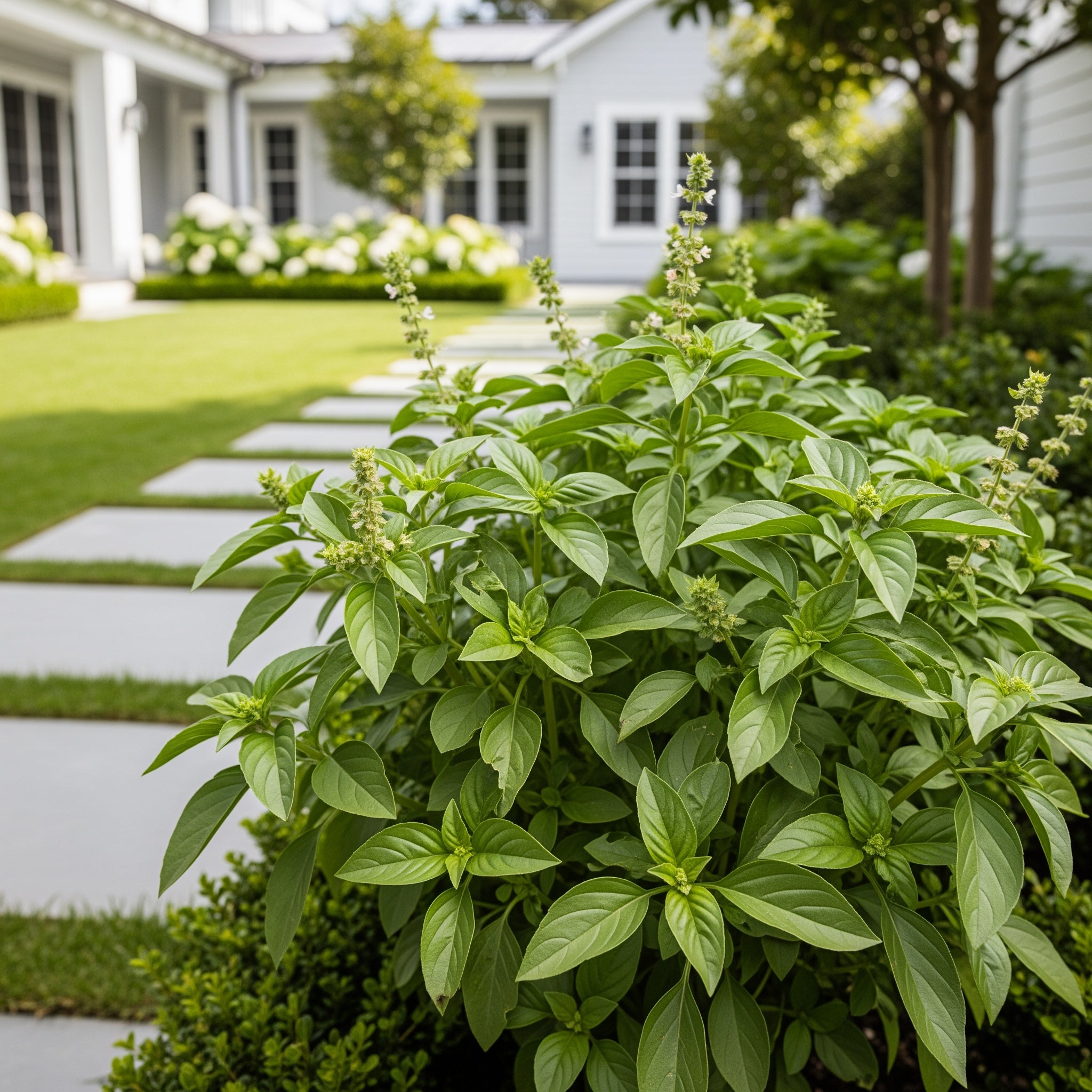 Sweet Basil Plant - USDA Organic - Ocimum basilicum