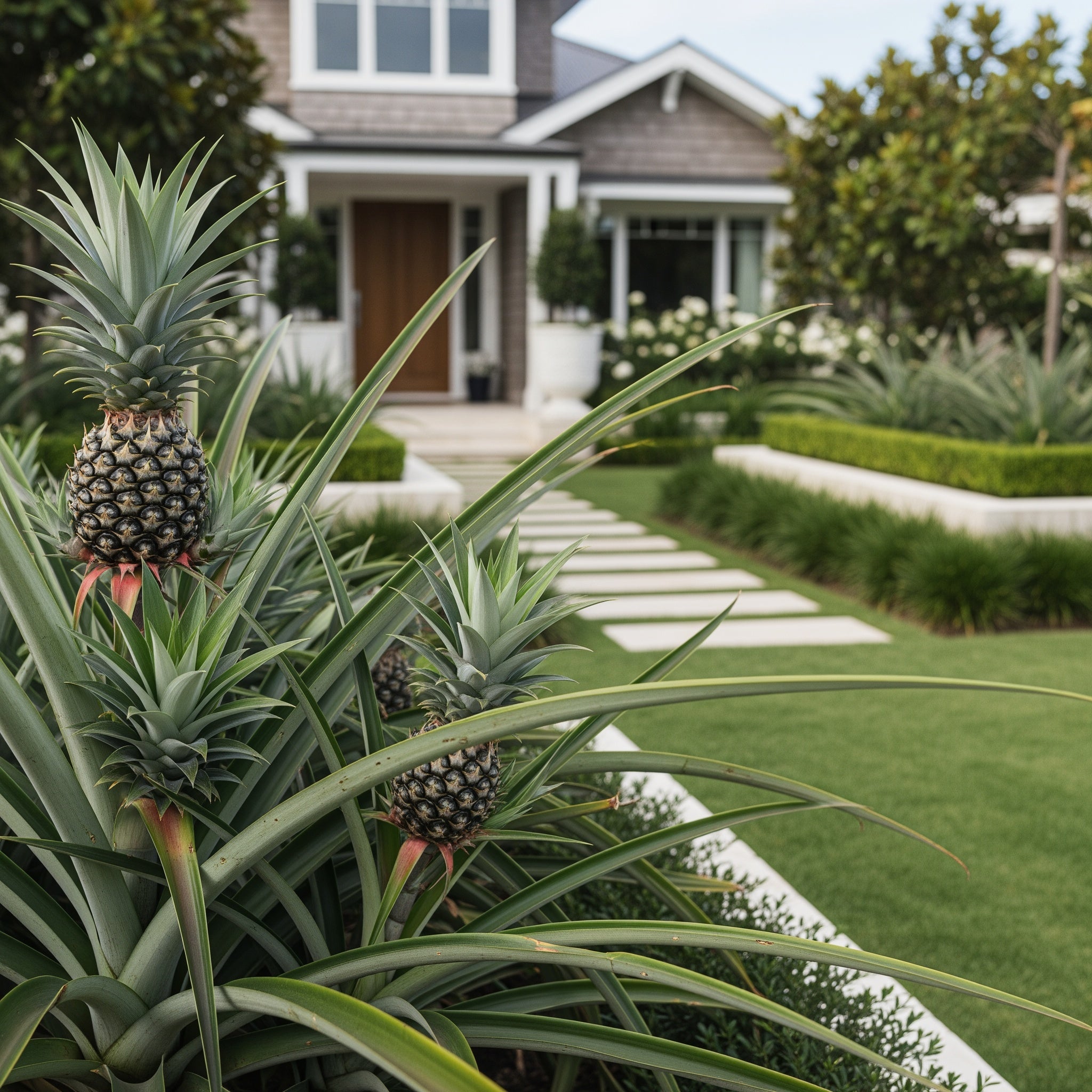 Sugarloaf Pineapple Plant - Ananas comosus 'Sugarloaf'