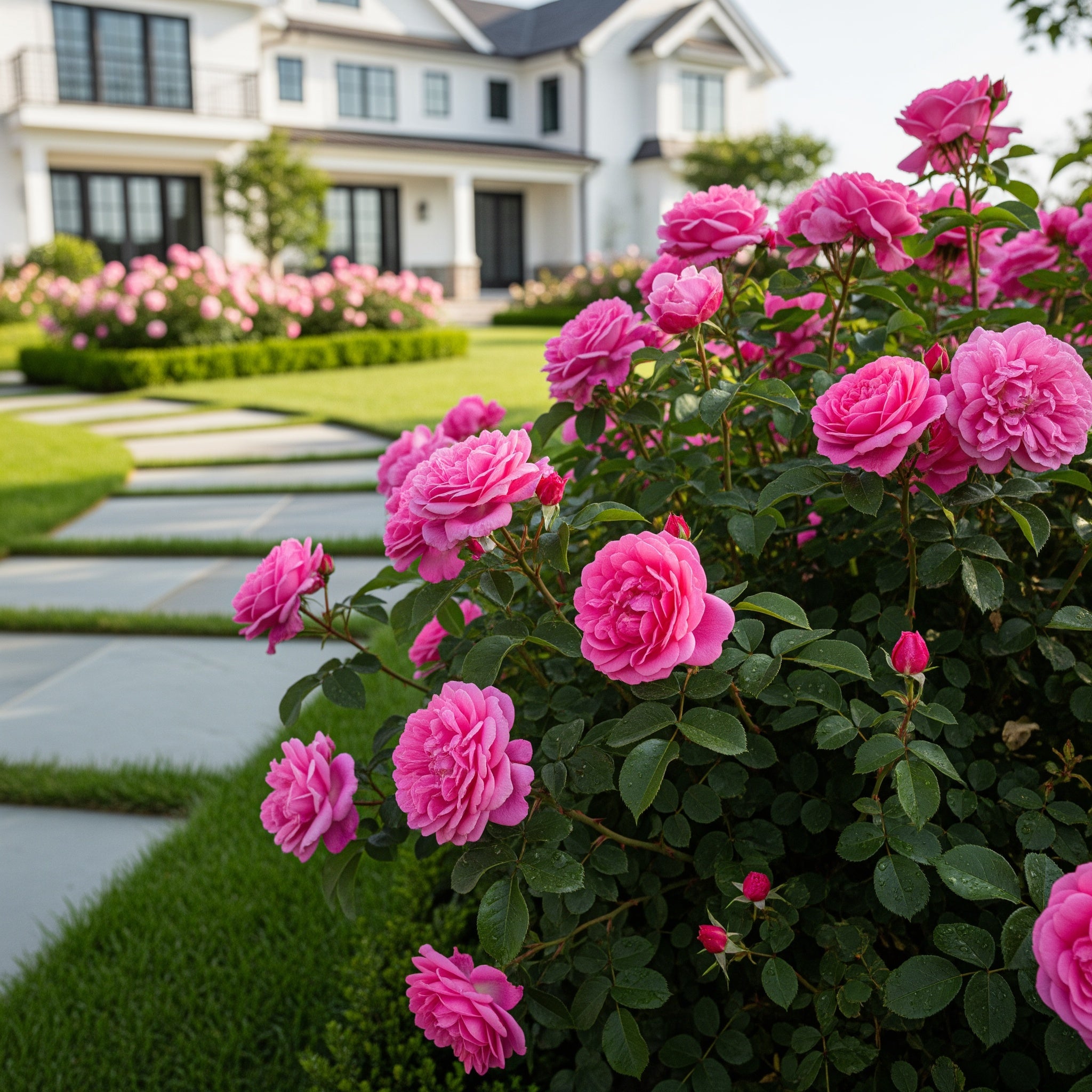 Double Pink Knock Out? Rose Shrub - Rosa ? 'Double Pink Knock Out'