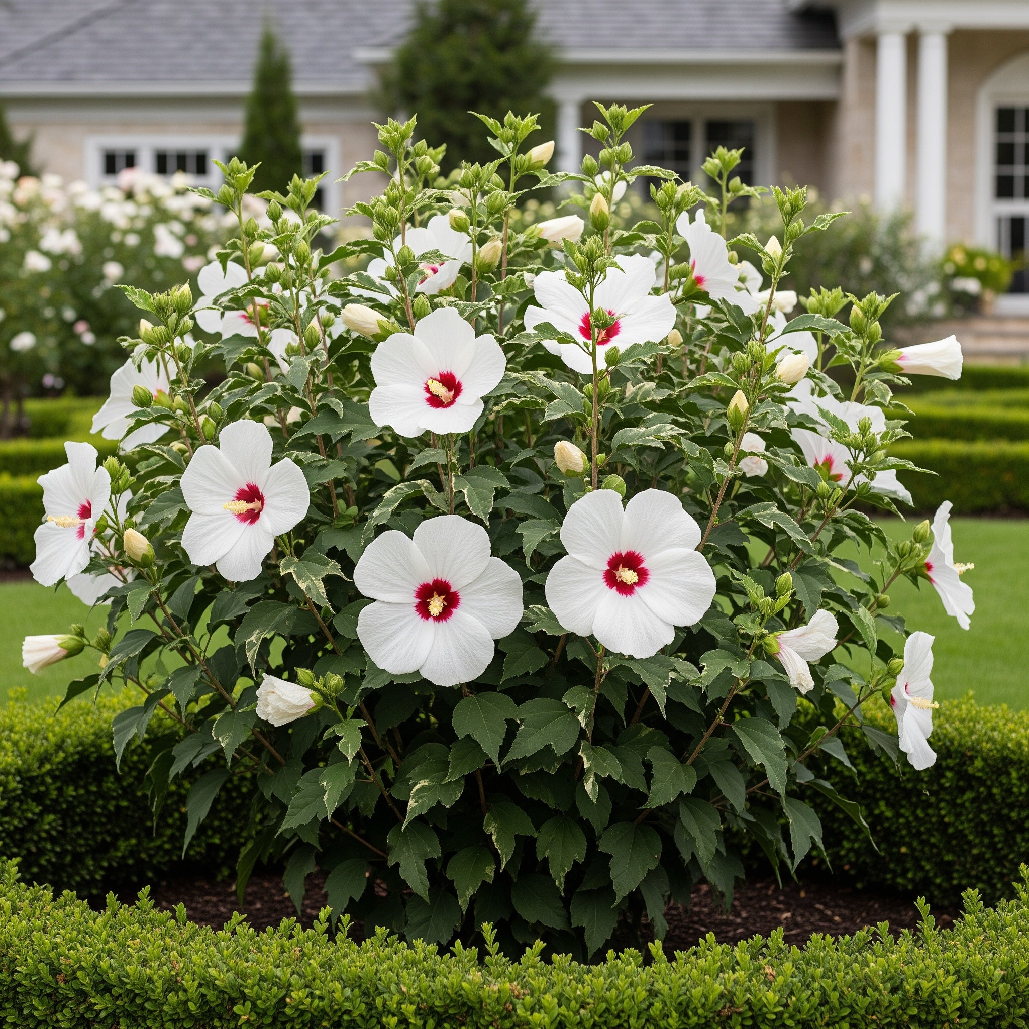 Proven Winners? Cookies and Cream Hibiscus - Hibiscus moscheutos 'Proven Winners Cookies and Cream'