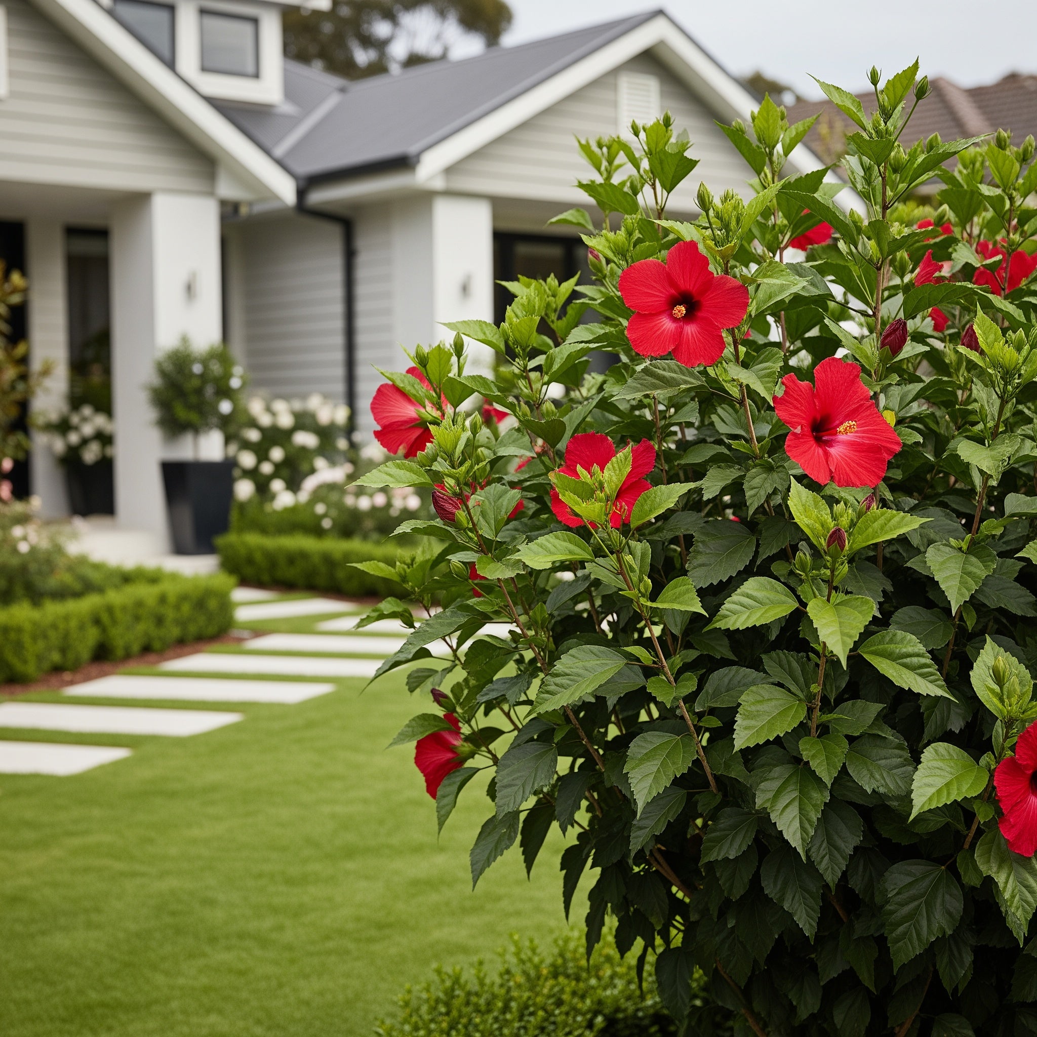 Proven Winners? Garnet Globes Hibiscus - Hibiscus moscheutos