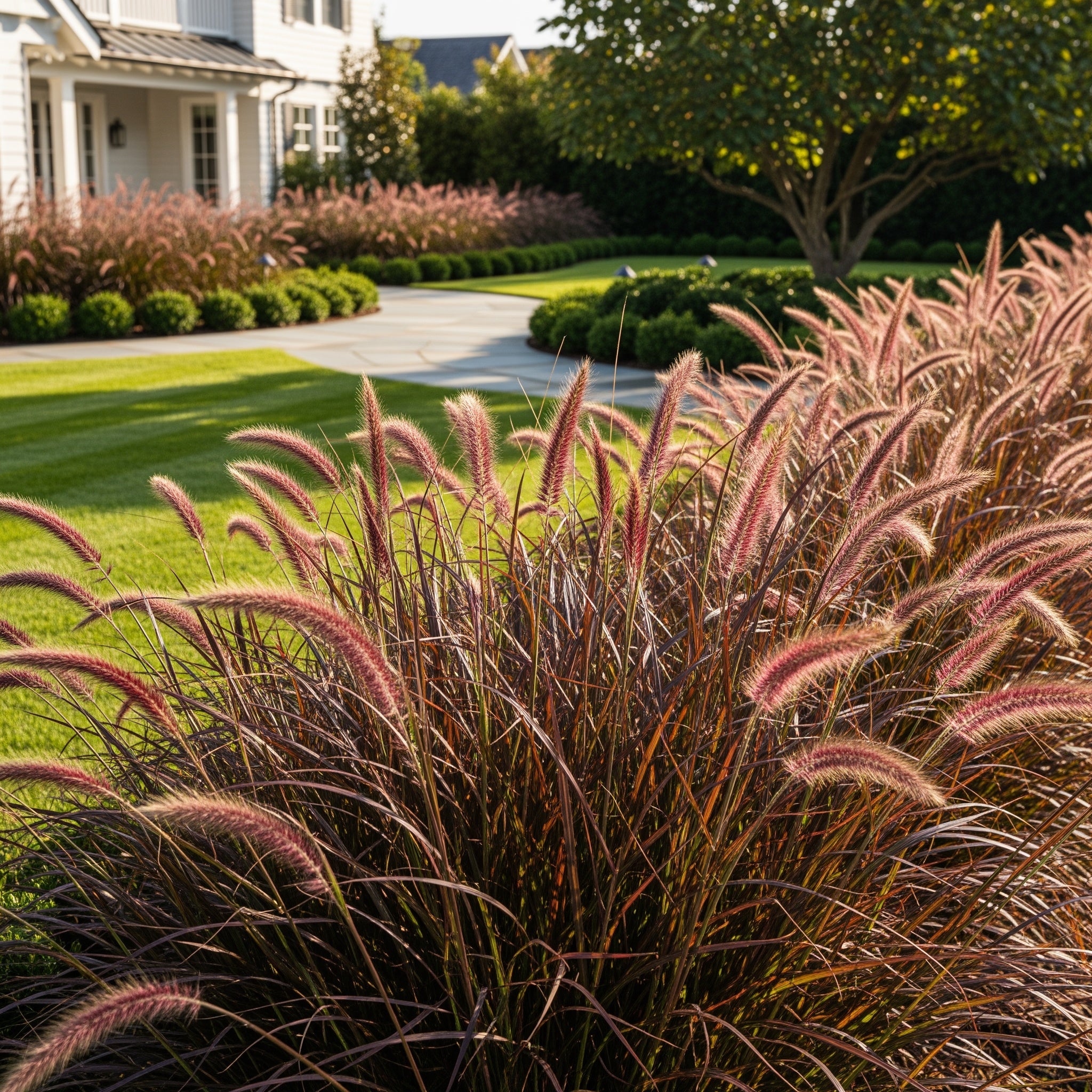 Purple Fountain Grass - Pennisetum setaceum 'Rubrum'