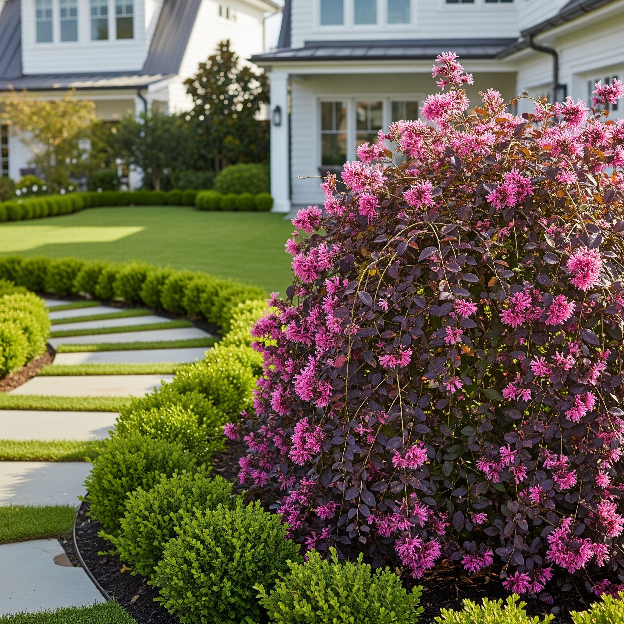 Southern Living? Purple Pixie? Dwarf Weeping Loropetalum - Loropetalum chinense var. rubrum 'Purple Pixie'