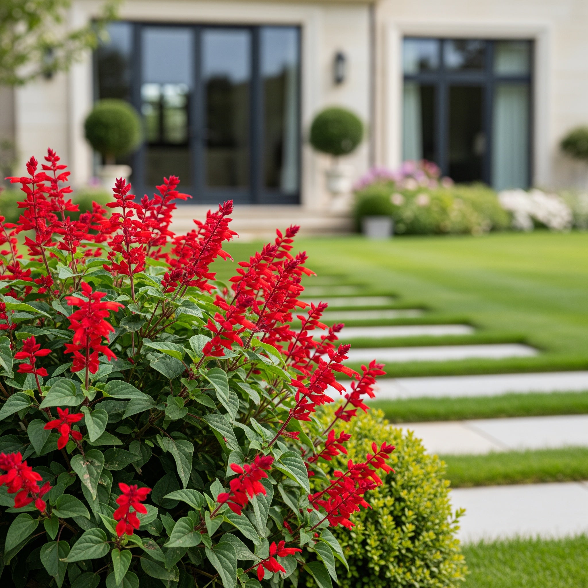Better Versions? Radio Red Autumn Sage Plant - Salvia greggii 'Radio Red'