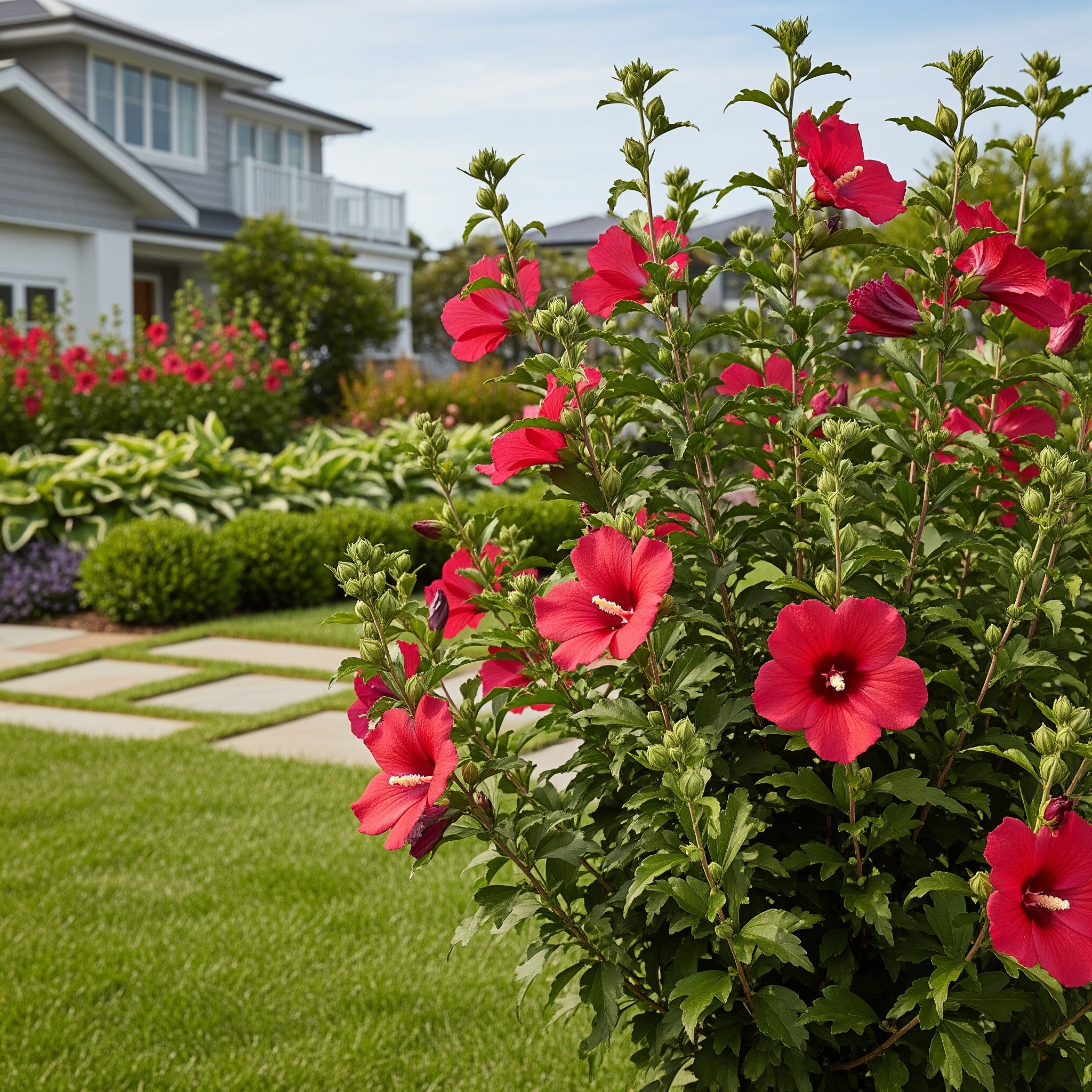 Proven Winners? Red Pillar? Rose of Sharon Althea - Hibiscus syriacus