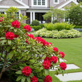 Red Rhododendron Shrub - Rhododendron