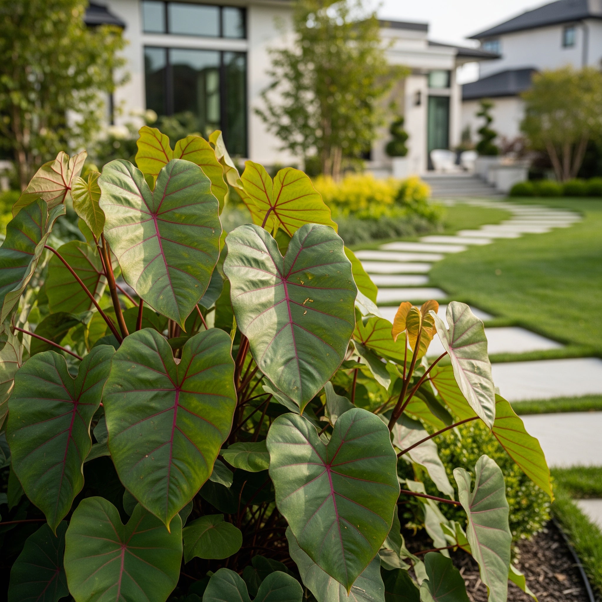 Royal Hawaiian? Hawaiian Punch Elephant's Ear Shrub - Colocasia