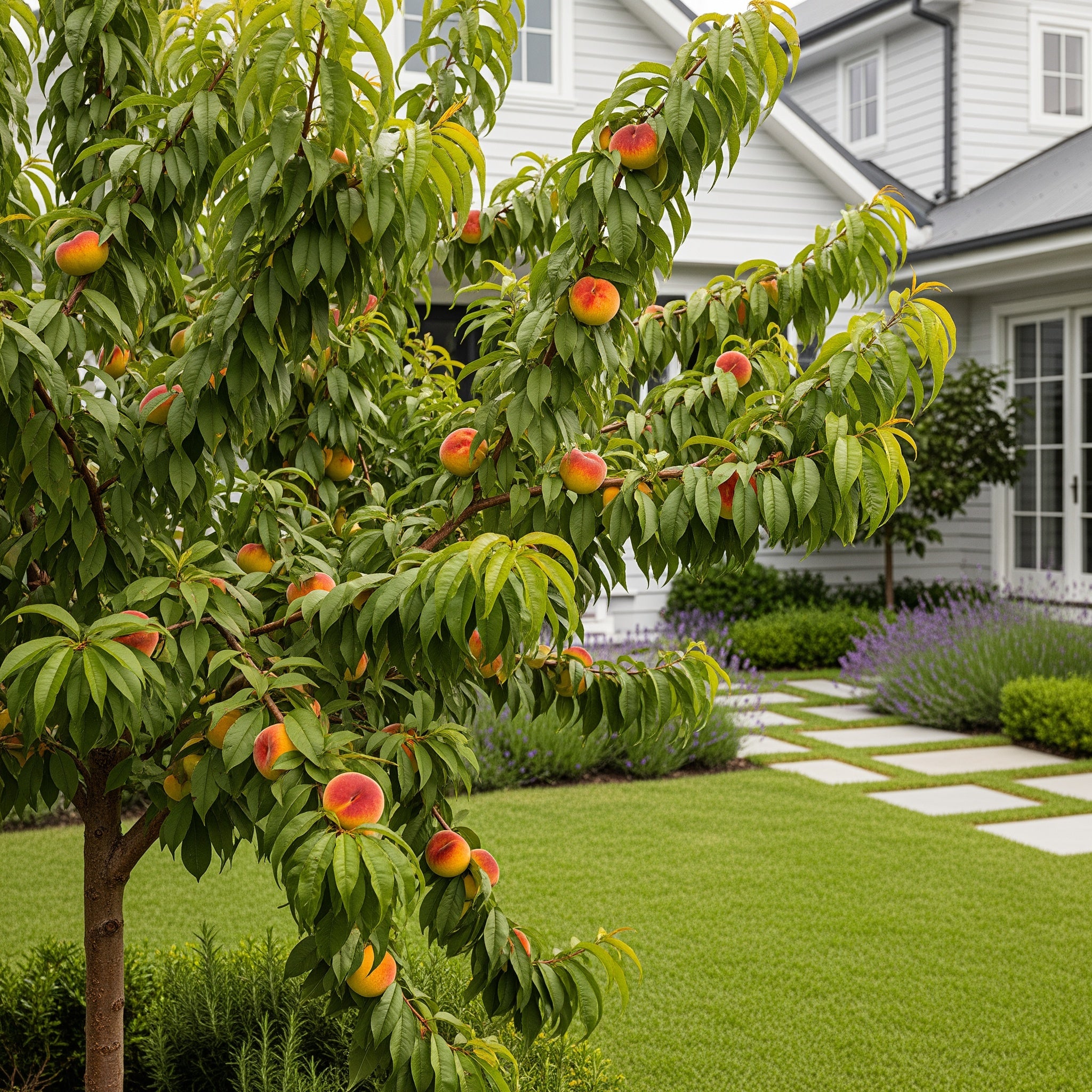 Donut Saturn Peach Tree - Prunus persica 'Saturn'