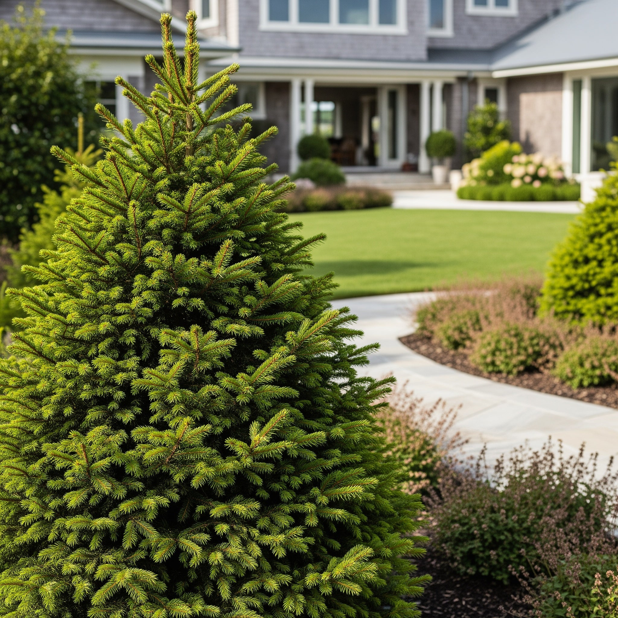 Sherwood Compact Norway Spruce Tree - Picea abies 'Sherwood Compact'