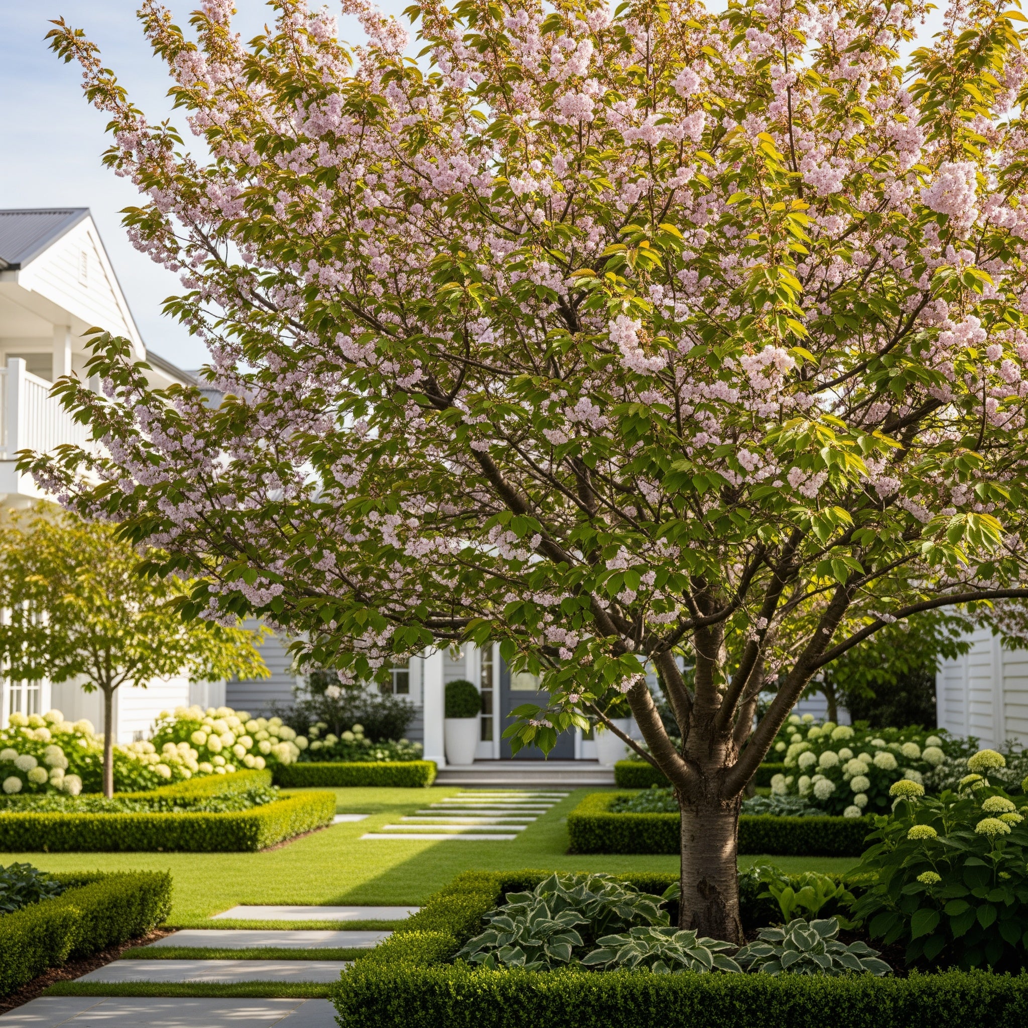 Shirofugen Flowering Cherry Tree - Prunus serrulata 'Shirofugen'