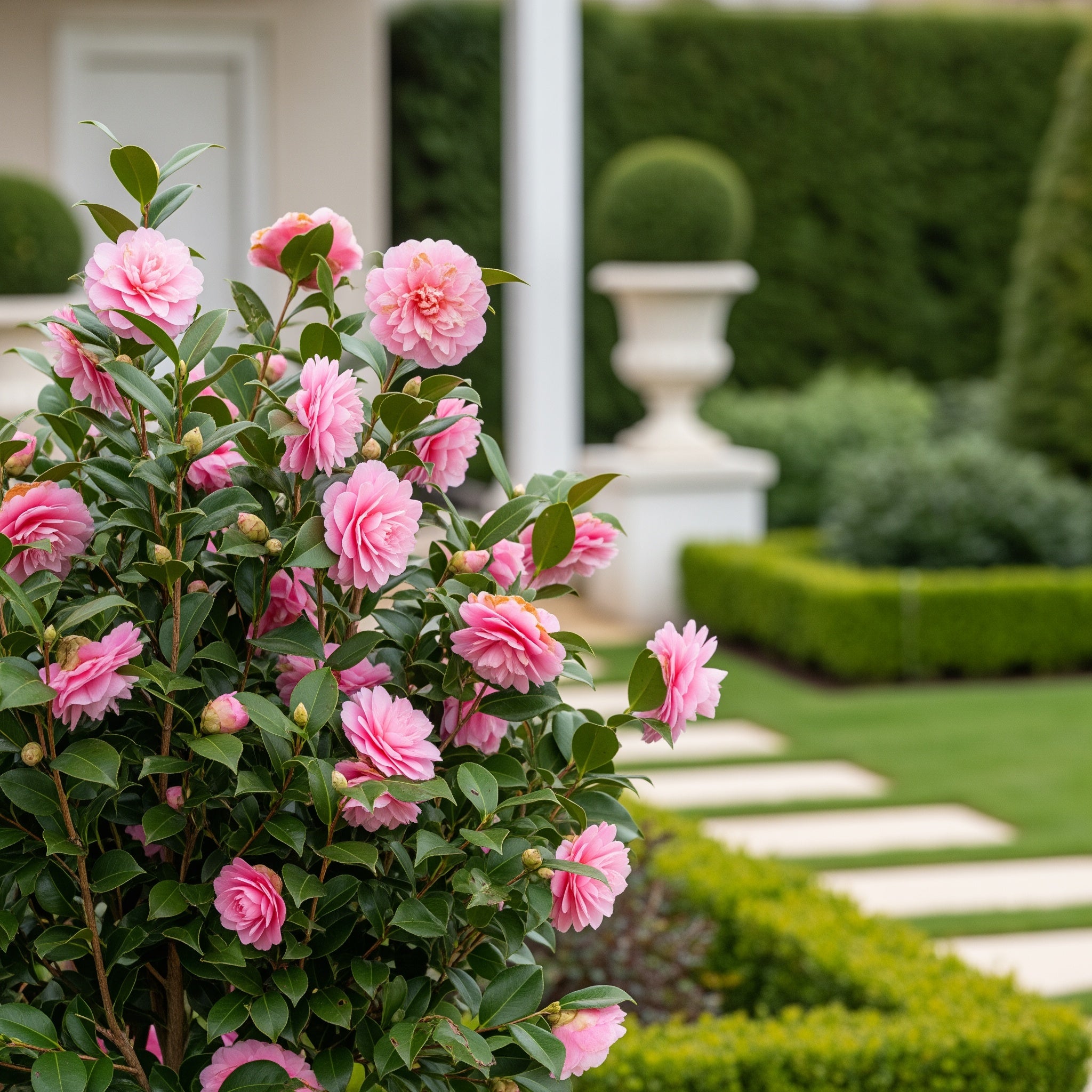 Slim 'N Trim Camellia - Camellia japonica 'Slim 'N Trim'