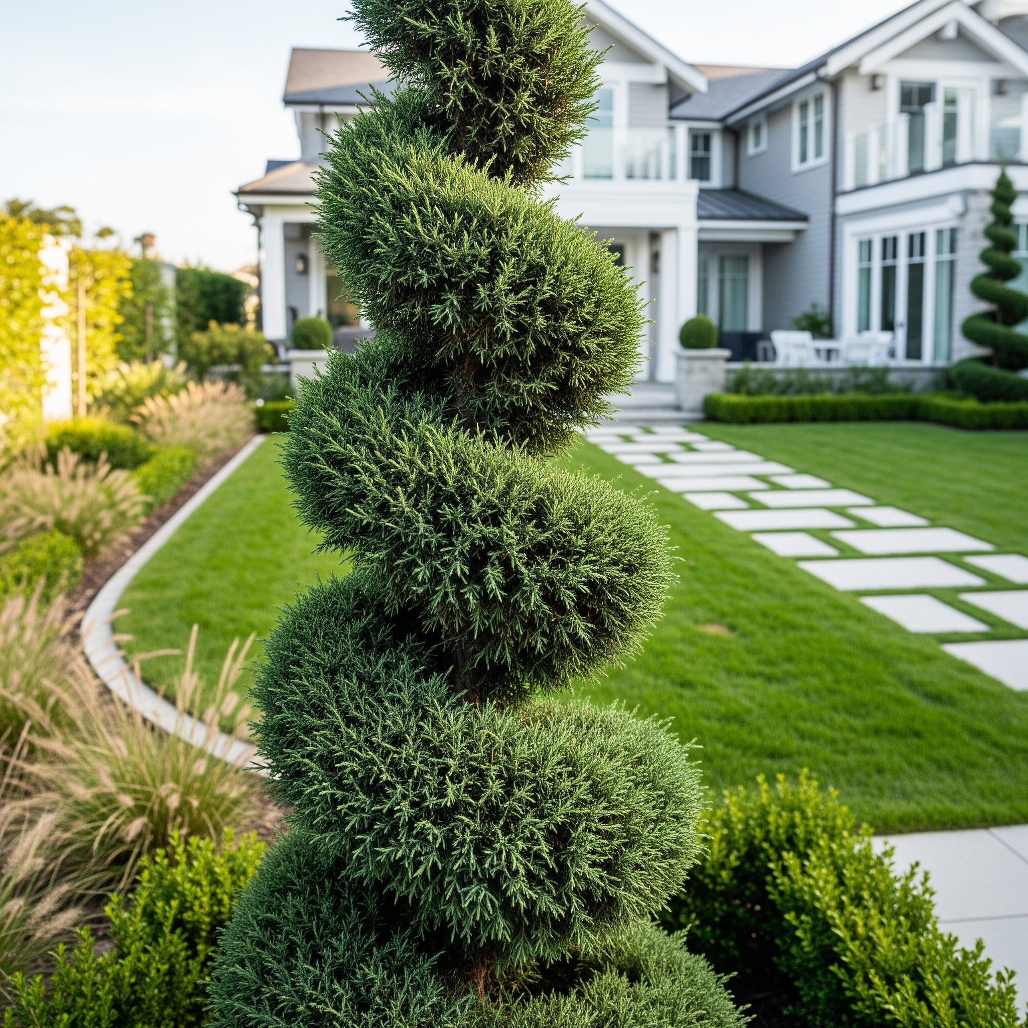 Spiral Spartan Juniper Tree - Juniperus scopulorum 'Spartan'