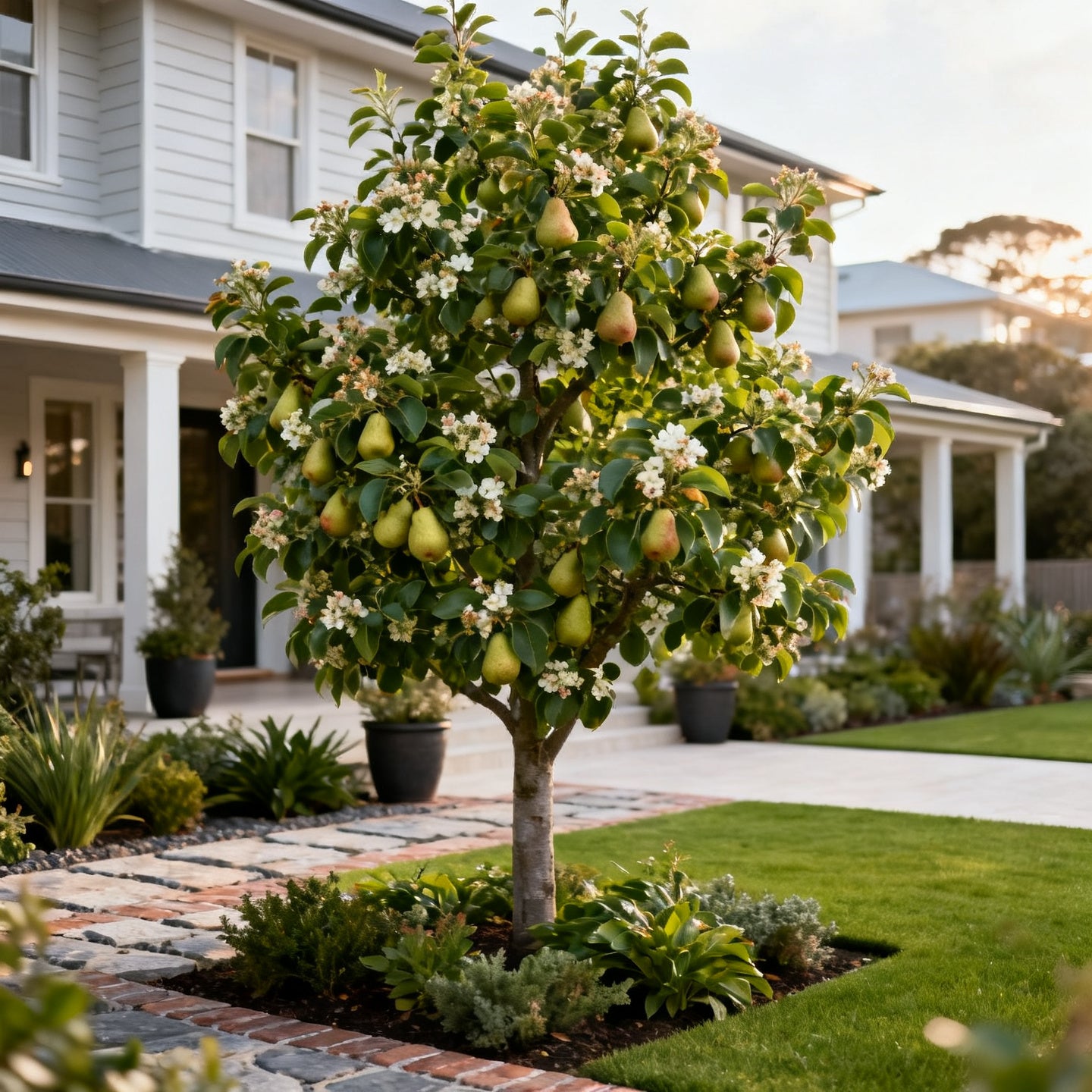 Summercrisp Pear Tree - Pyrus communis 'Summercrisp'
