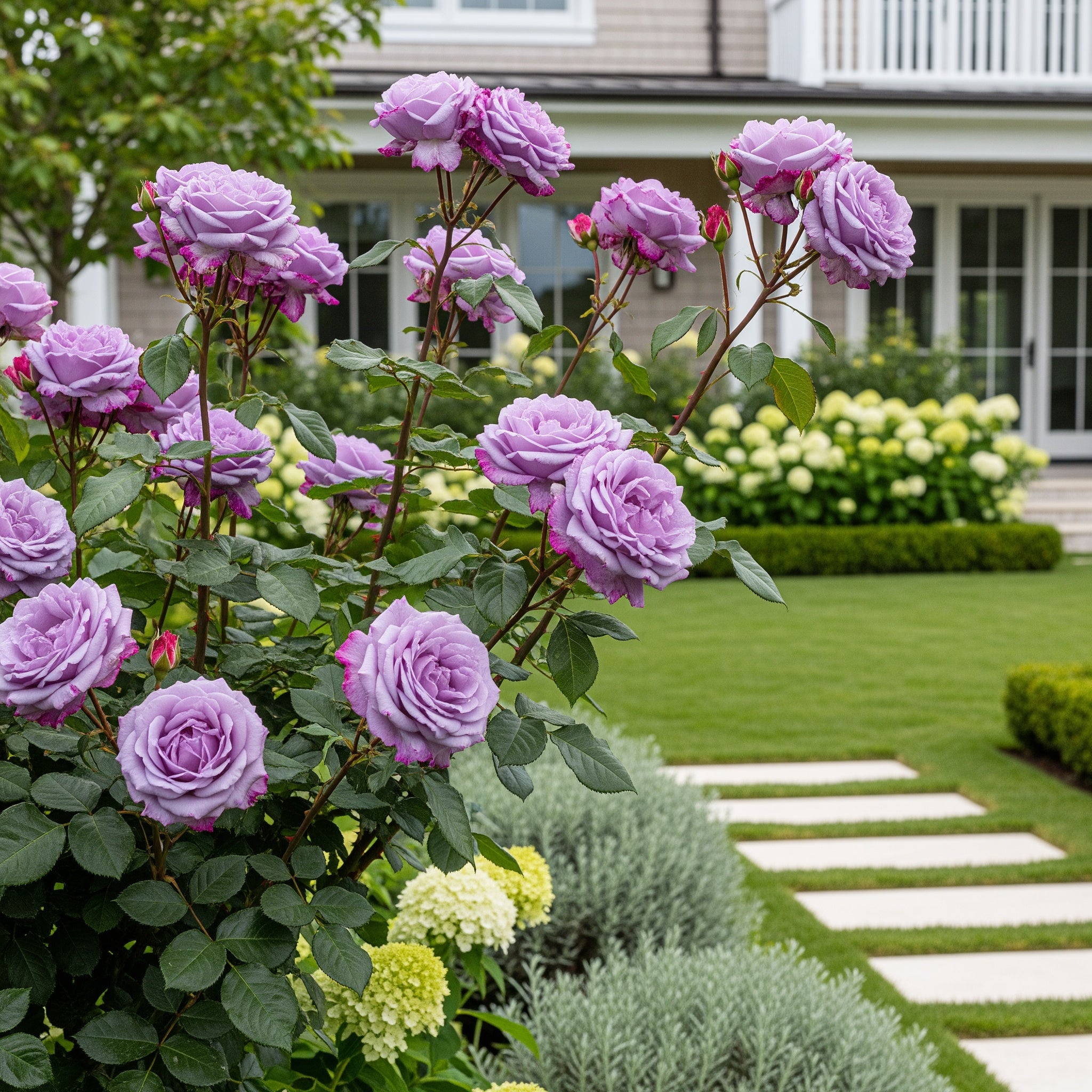 Sweet Madame Blue? Floribunda Rose - Rosa 'Sweet Madame Blue'