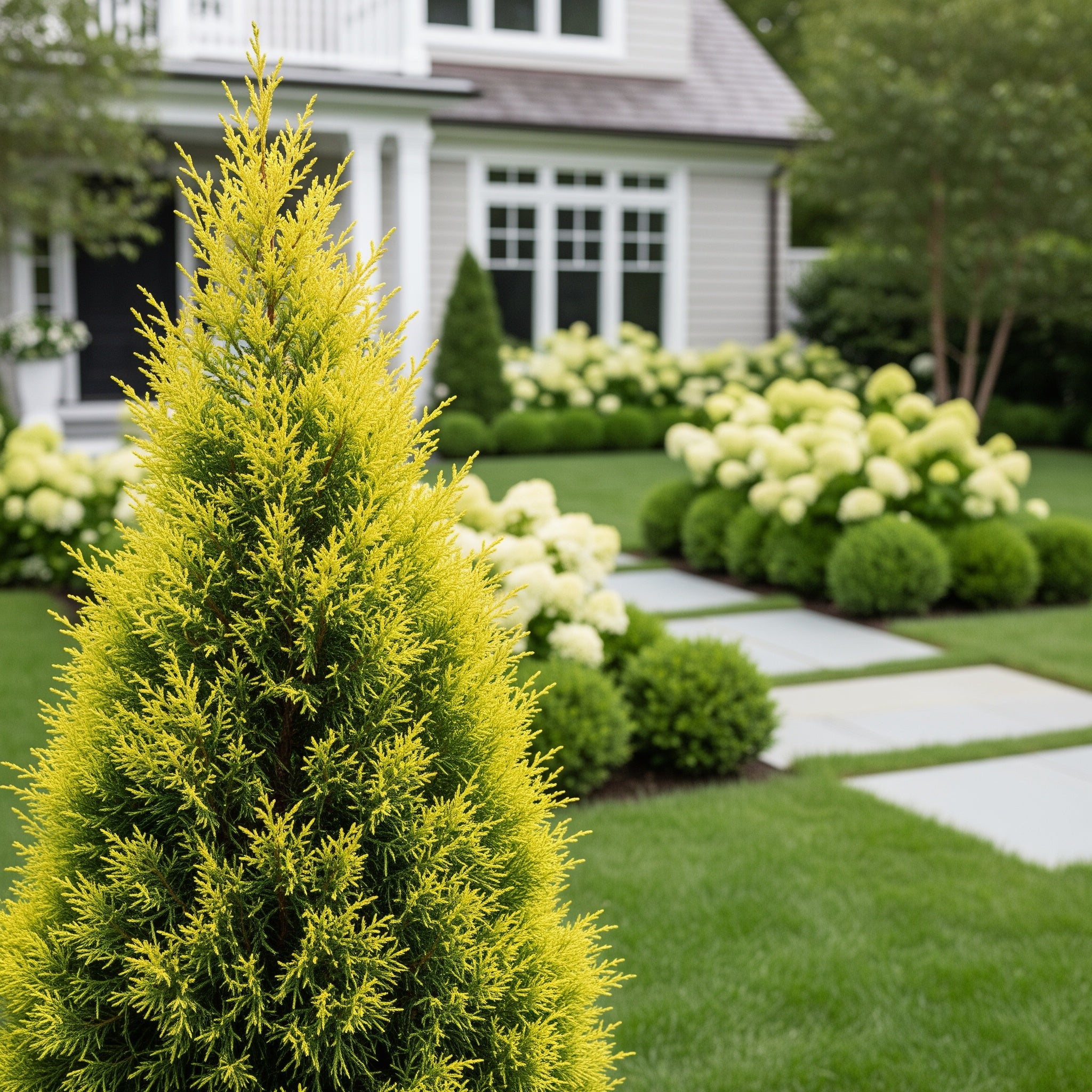Tabletop Dwarf Lemon Cypress - Cupressus macrocarpa 'Goldcrest'
