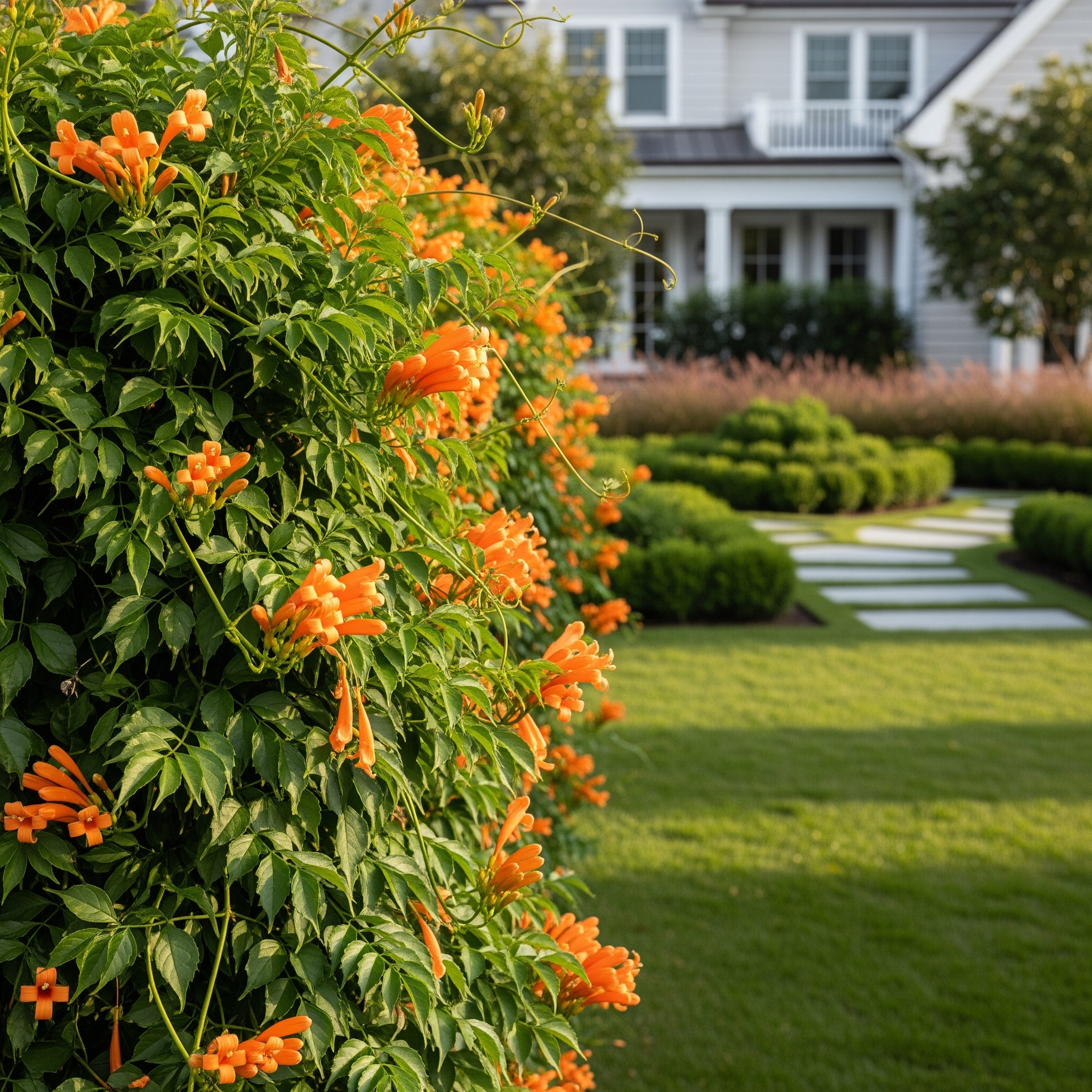 Tangerine Beauty Crossvine - Bignonia capreolata 'Tangerine Beauty'