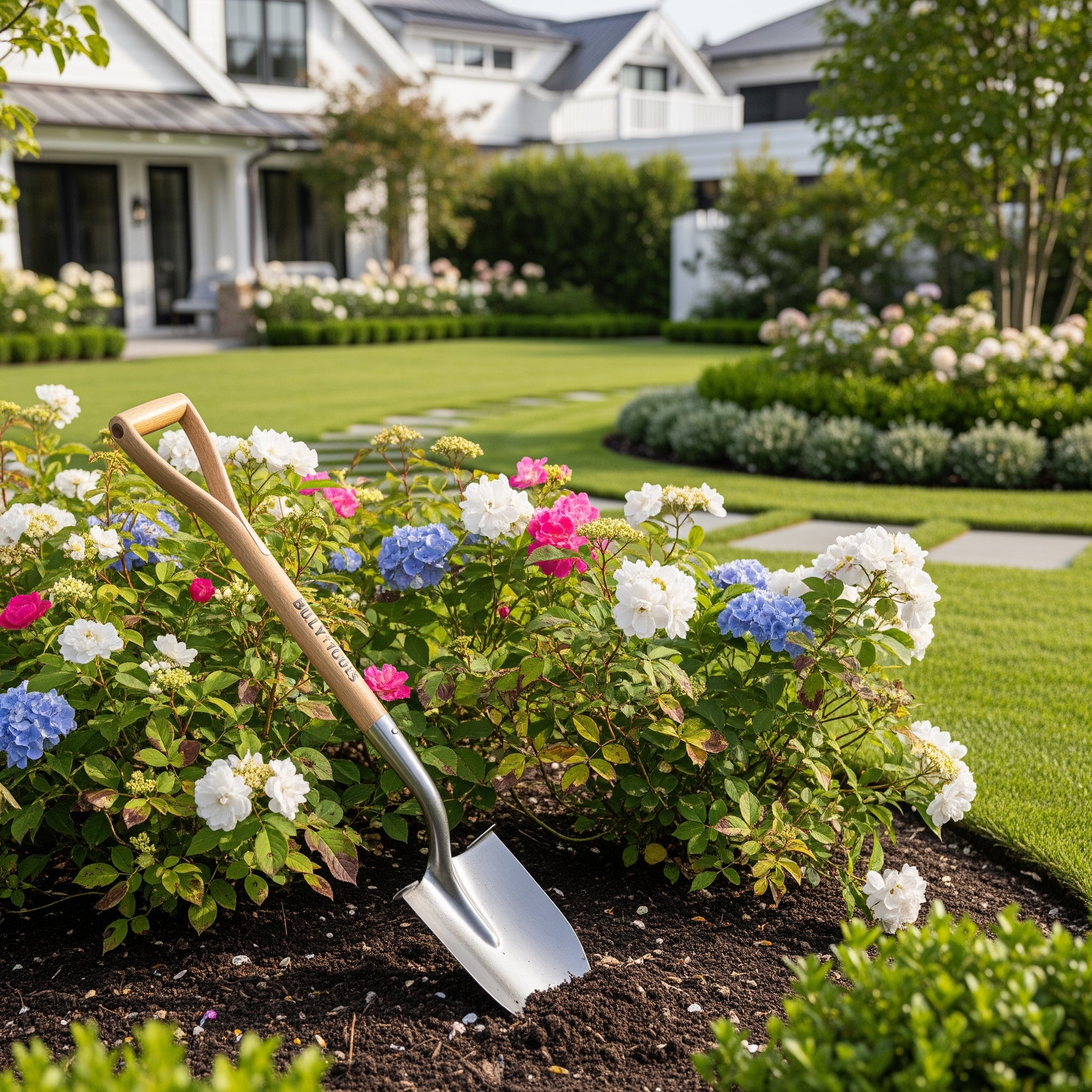 Bully Tools Tempered Steel Garden Spade