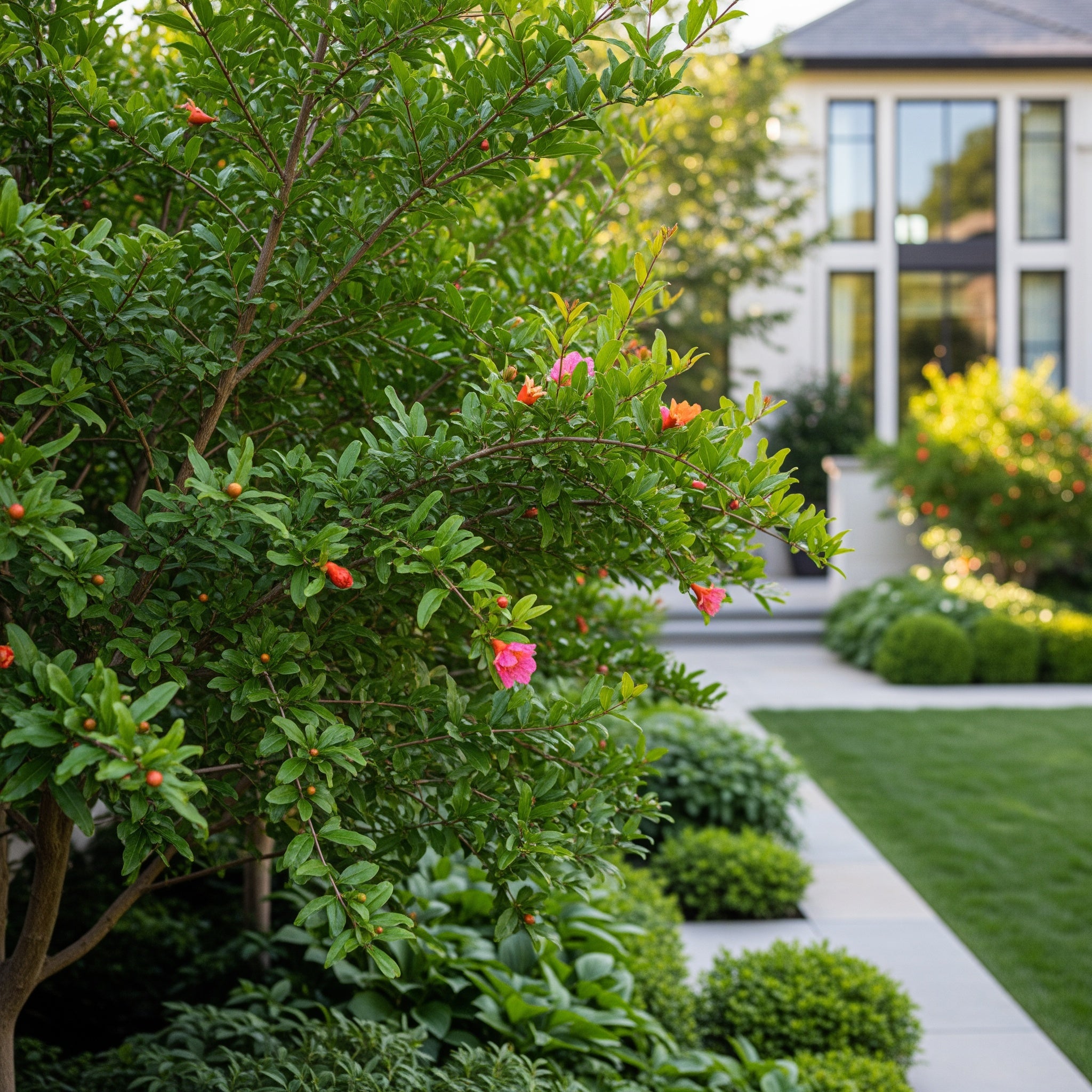 Texas Pink Pomegranate Tree - Punica granatum 'Texas Pink'