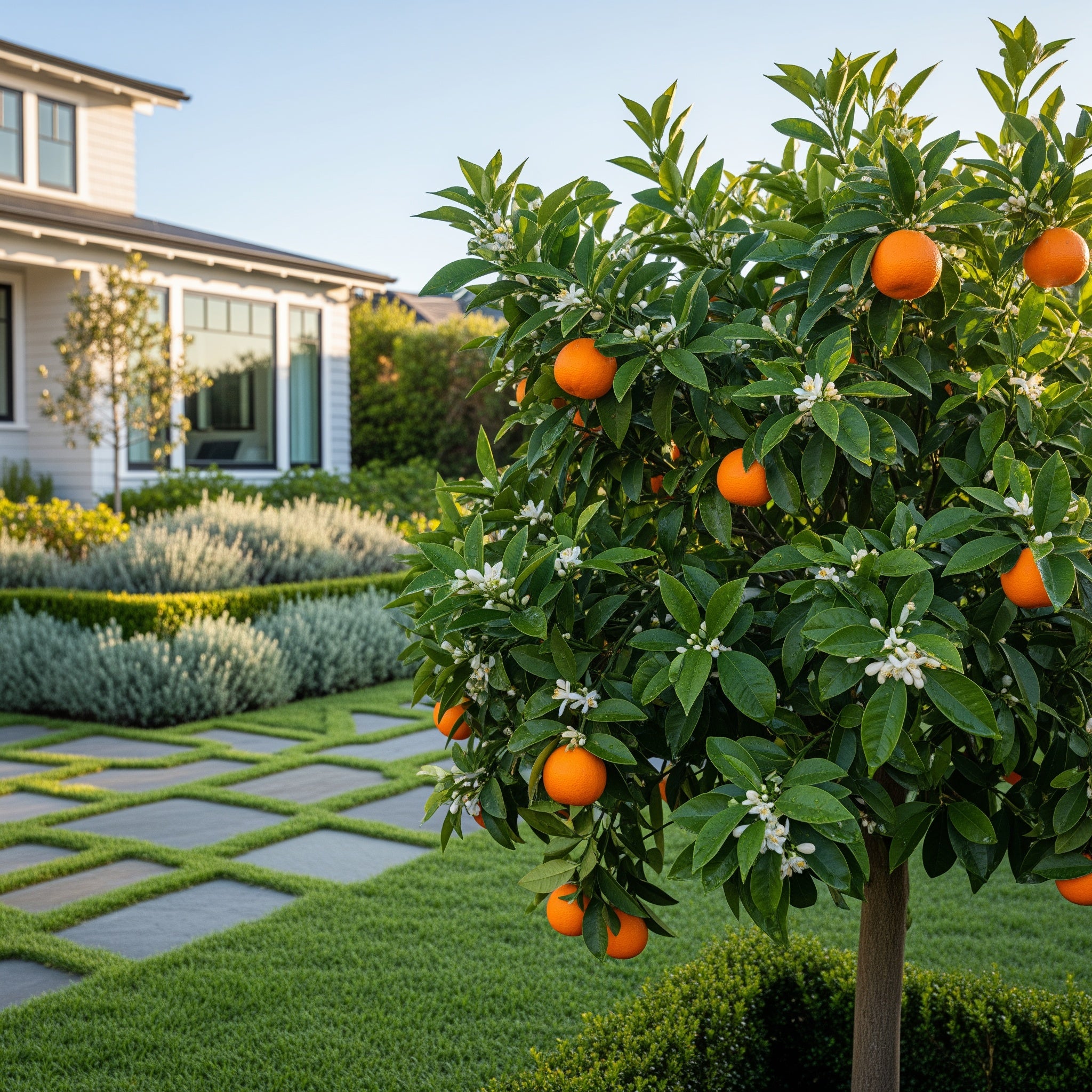 Valencia Orange Bush - Citrus sinensis 'Valencia'