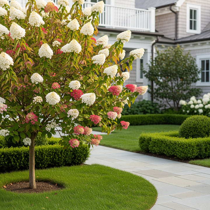 Vanilla Strawberry Hydrangea Tree - Hydrangea paniculata 'Vanilla Strawberry'