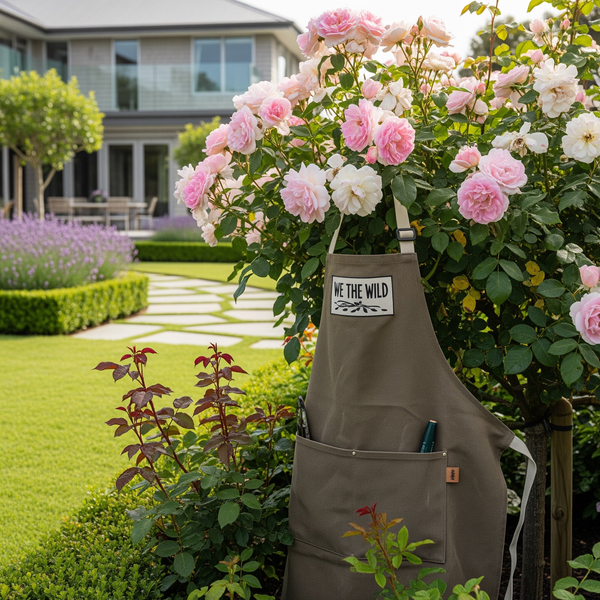 We the Wild Canvas Gardening Apron