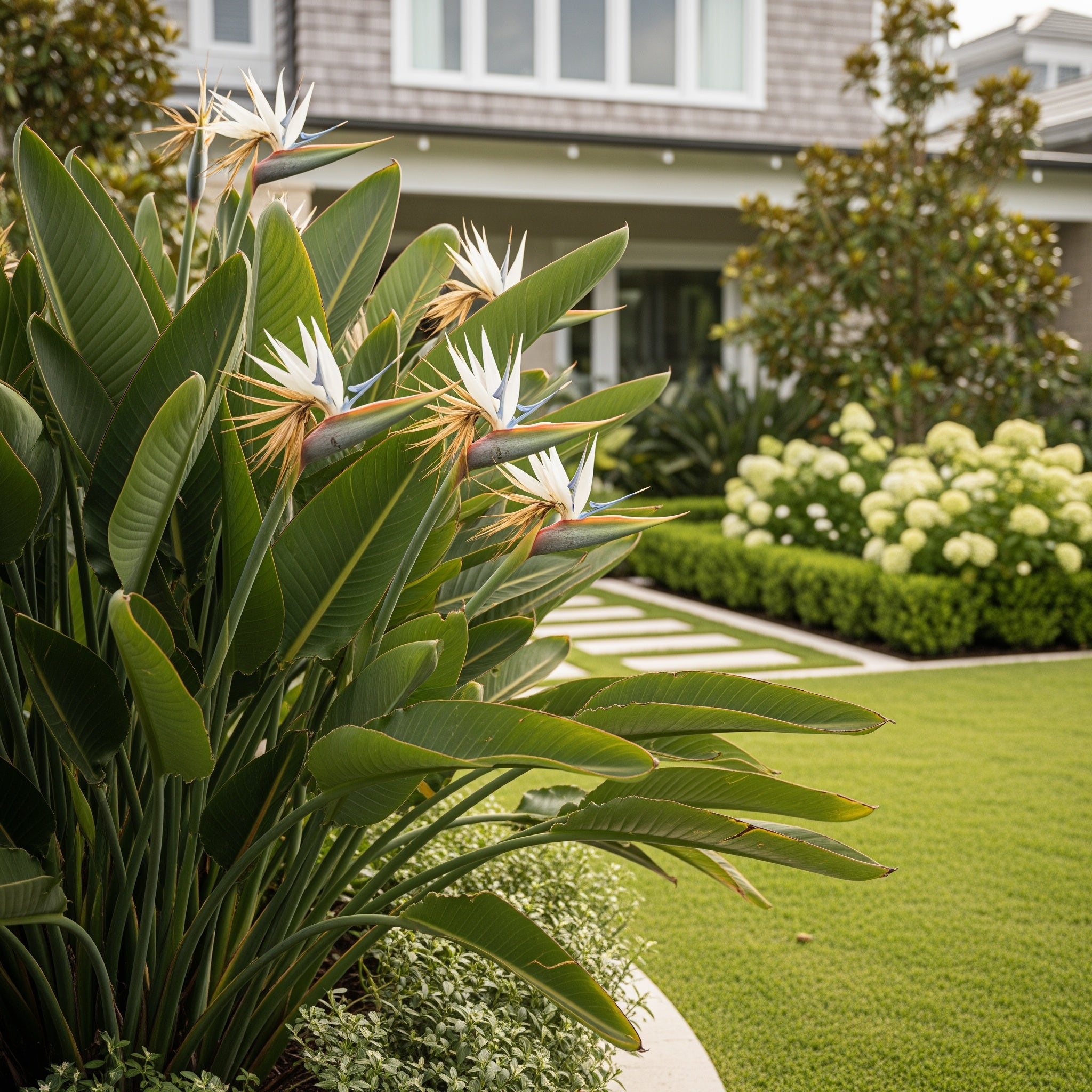 White Bird Of Paradise - Strelitzia reginae