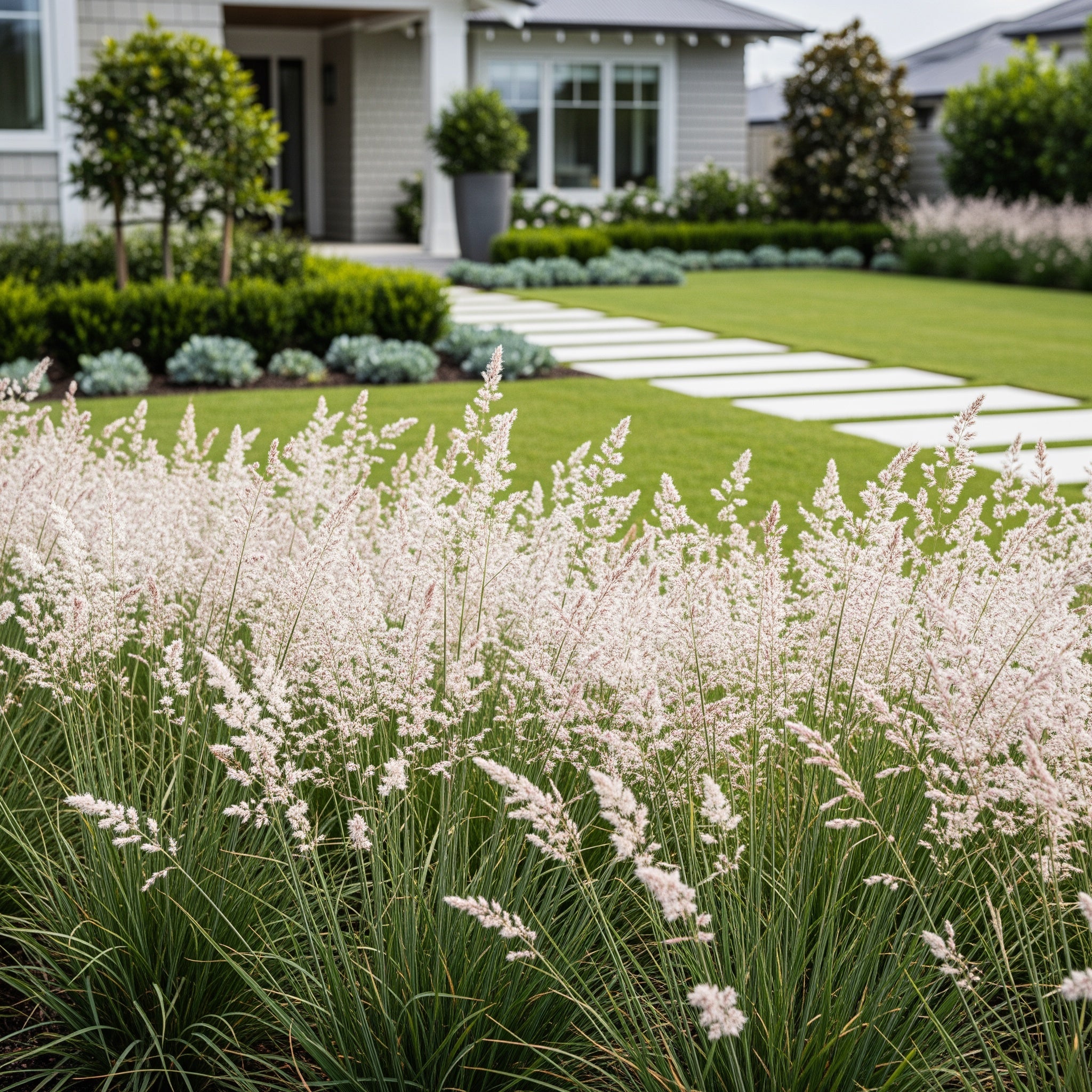 White Cloud Muhly Grass - Muhlenbergia capillaris 'White Cloud'