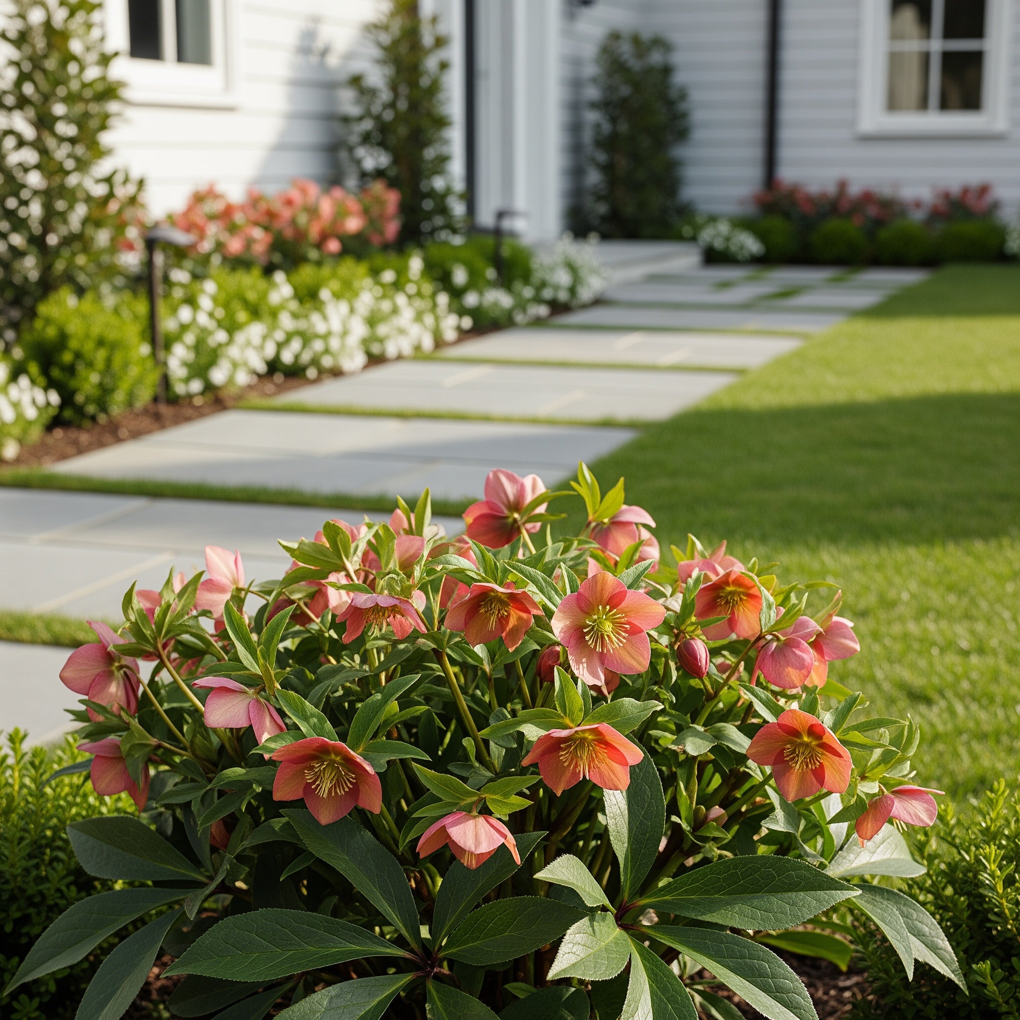 Winter Jewels? Apricot Blush Lenten Rose Plant - Helleborus x hybridus