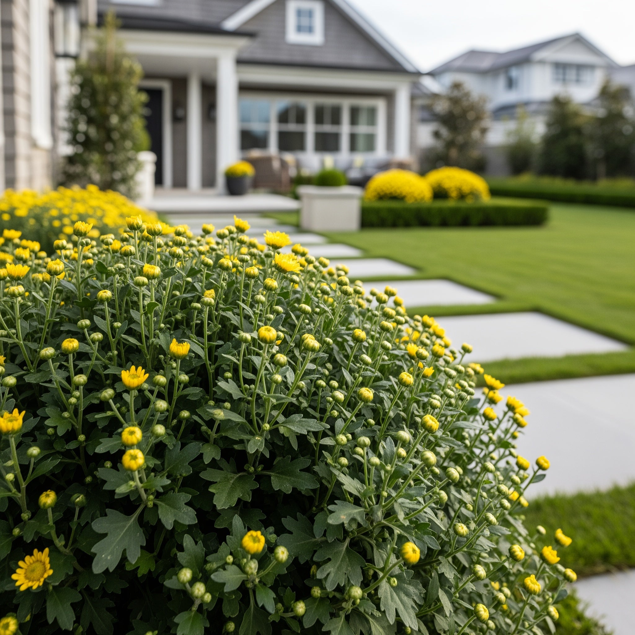 Yellow Belgian Mums? - Chrysanthemum